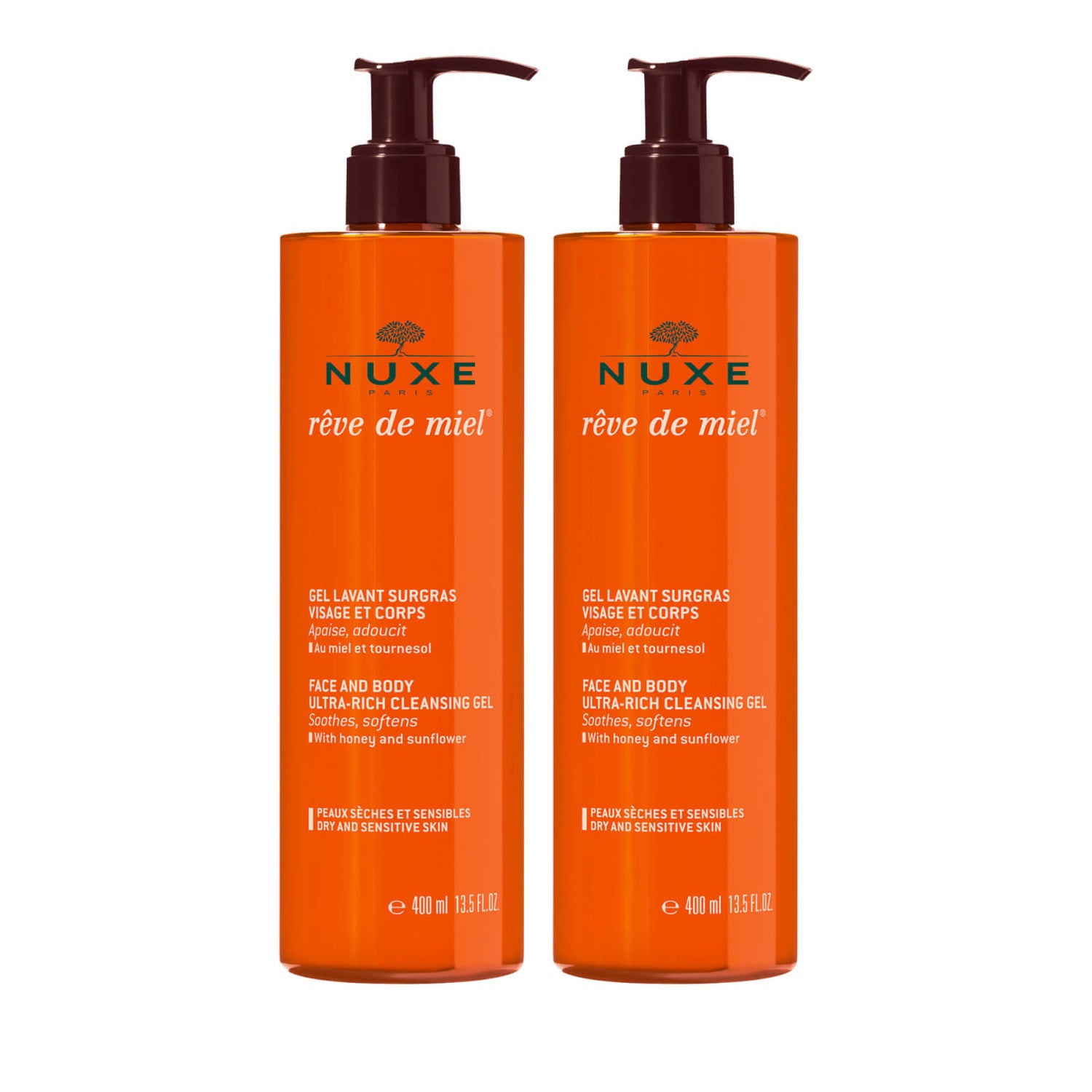 Skincare de Rêve | Duo Cleansing Gel Nuxe Miel US | Set