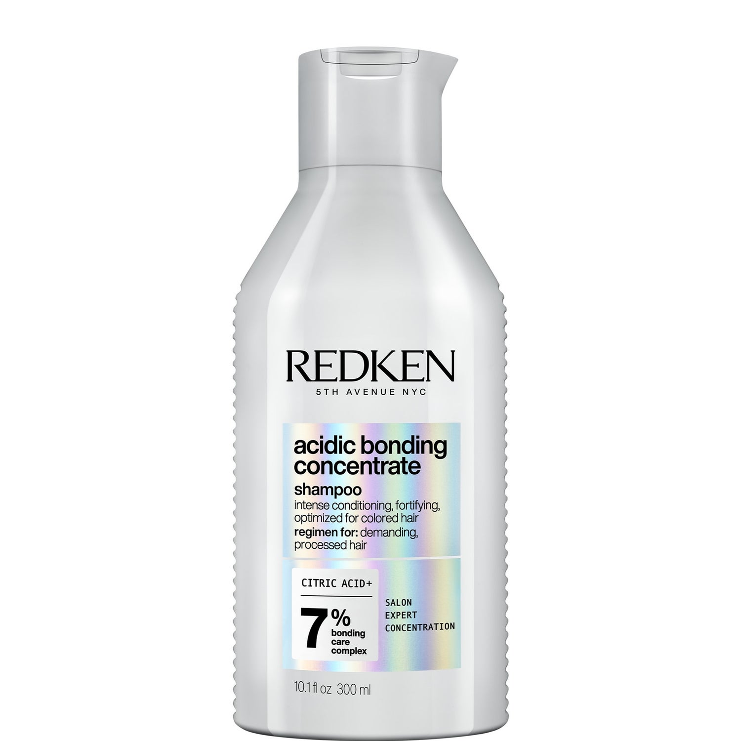 Redken Acidic Bonding Concentrate Shampoo, Bond Repair for Damaged Hair, Sulphate Free for Gentle Cleansing 300ml