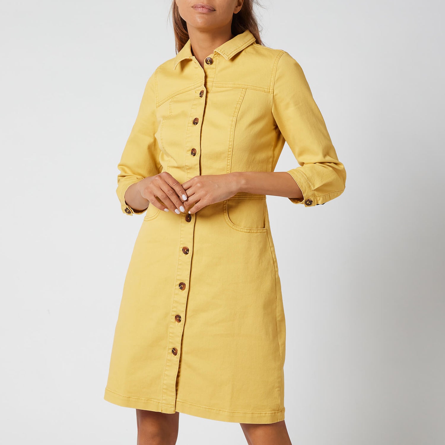 Joules Women's Wilmer Dress - Misted Yellow
