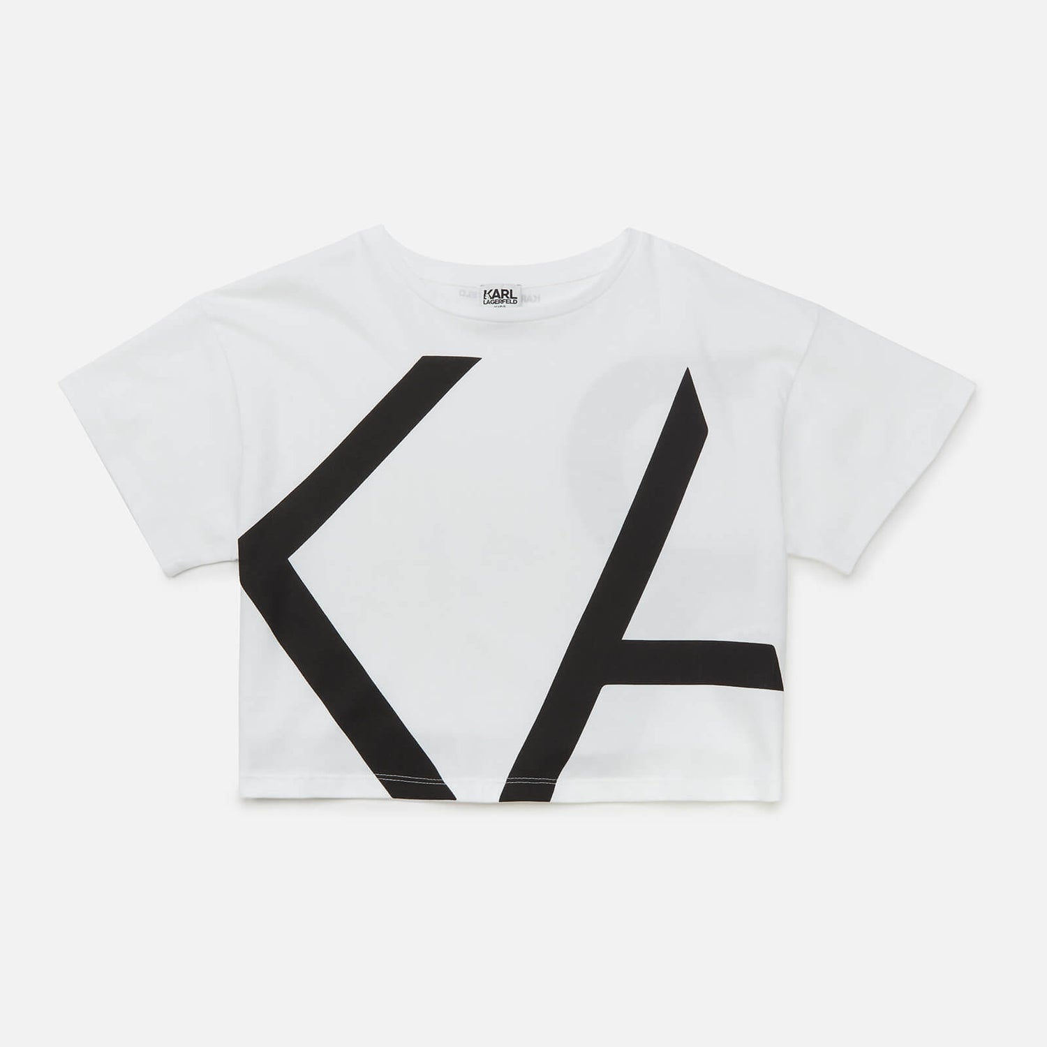 KARL LAGERFELD Girls' Logo T-Shirt - White