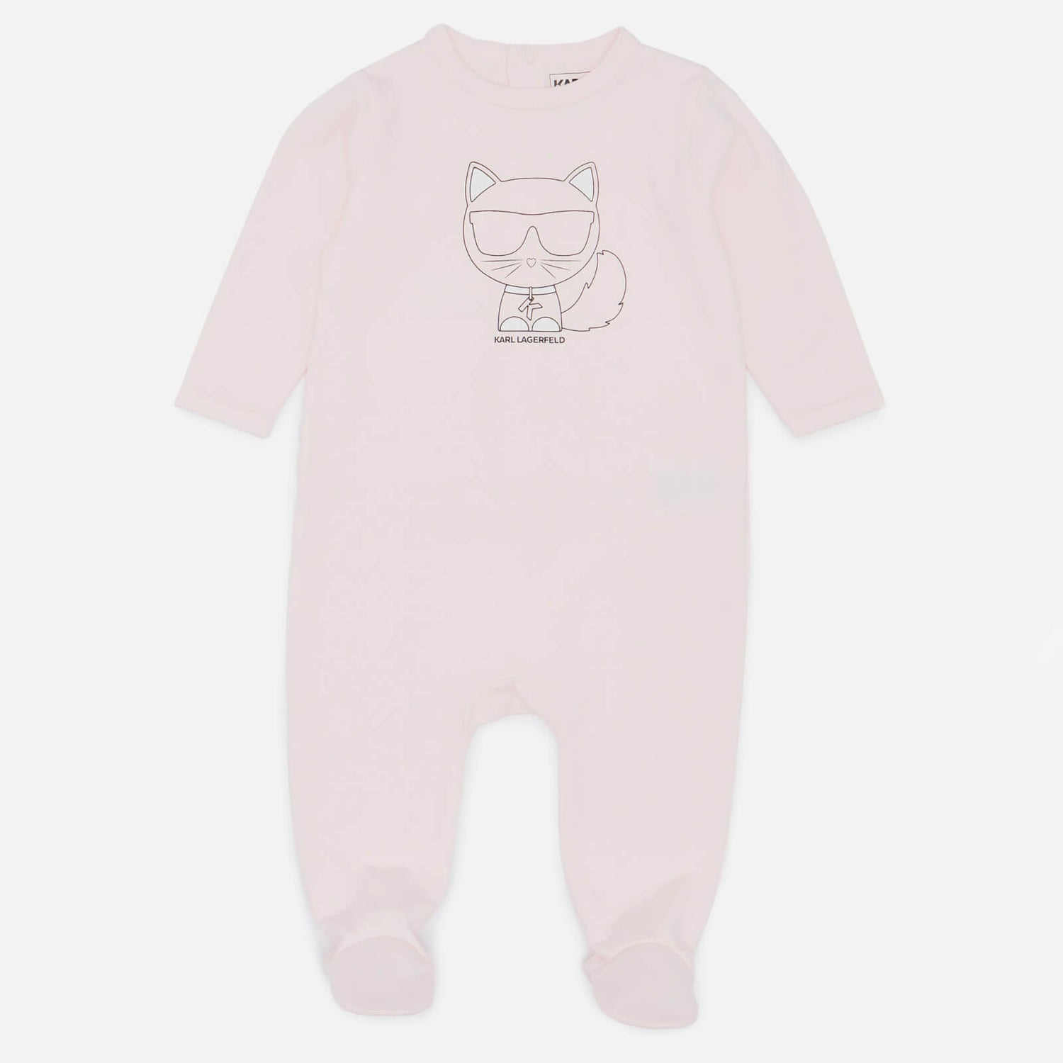 KARL LAGERFELD Babies' Pyjama Baby Gro - Pink - 0-3 months