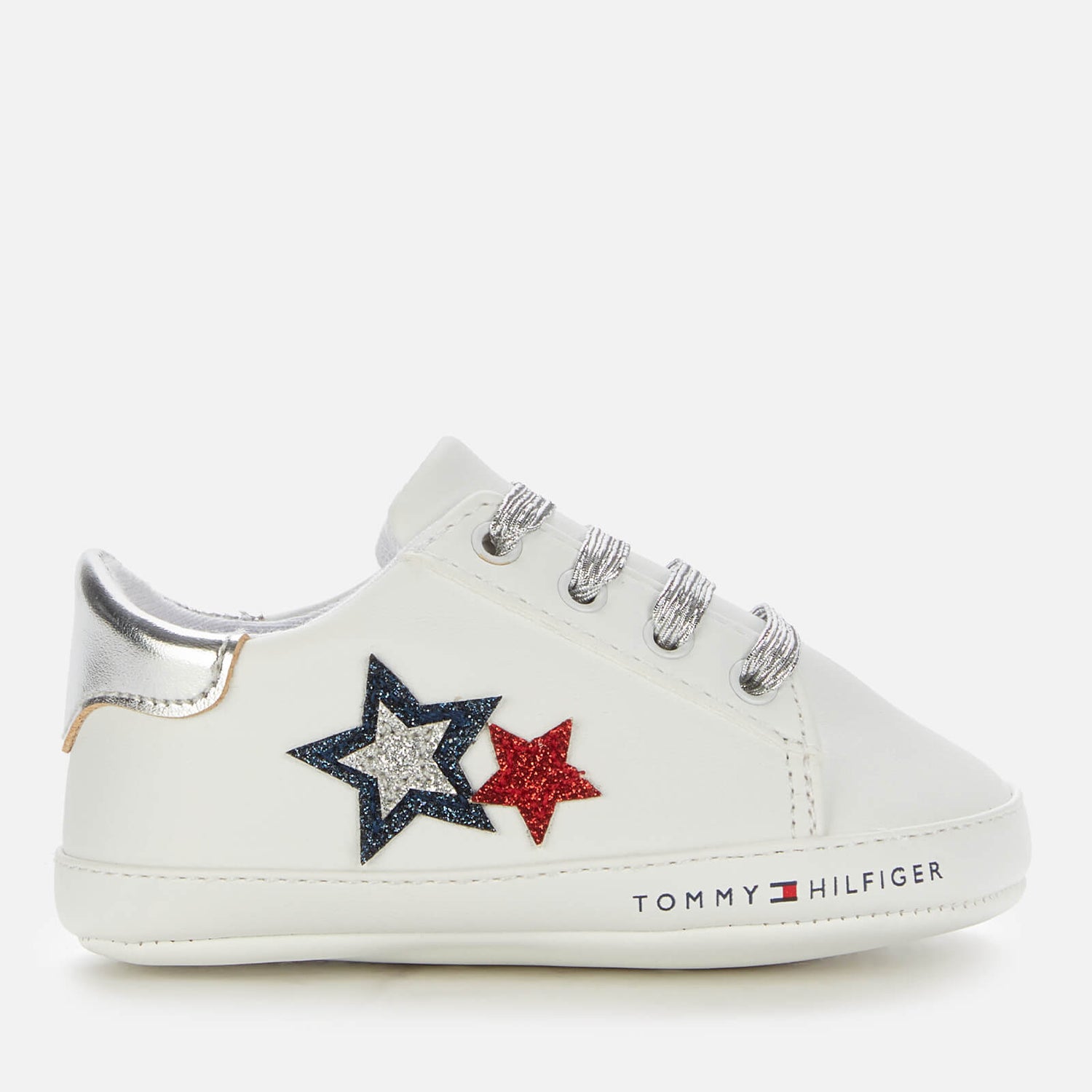 Tommy Hilfiger Girls' Lace-Up Shoe White/Blue/Red White/Blue/Red