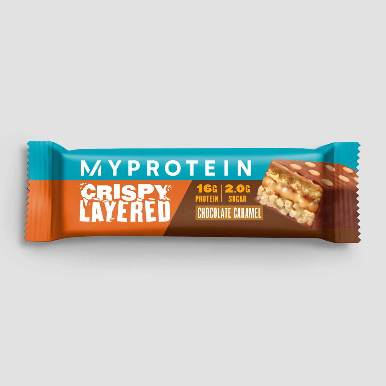 Crispy Layered Proteinriegel - 58g - Schokolade Karamell