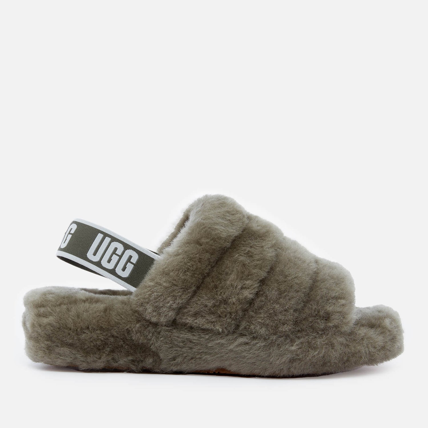 UGG Women's Fluff Yeah Slide Slippers - Burnt Olive