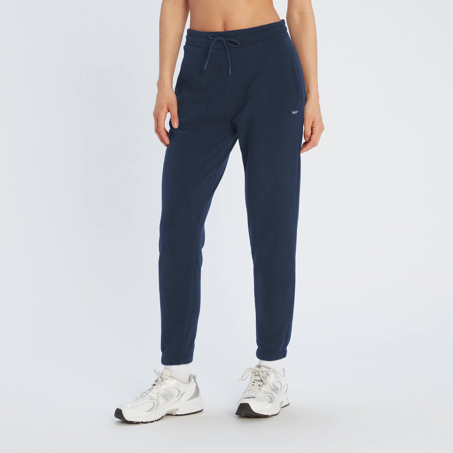 Pantaloni da jogging in pile MP Essentials da donna - Blu navy - XS