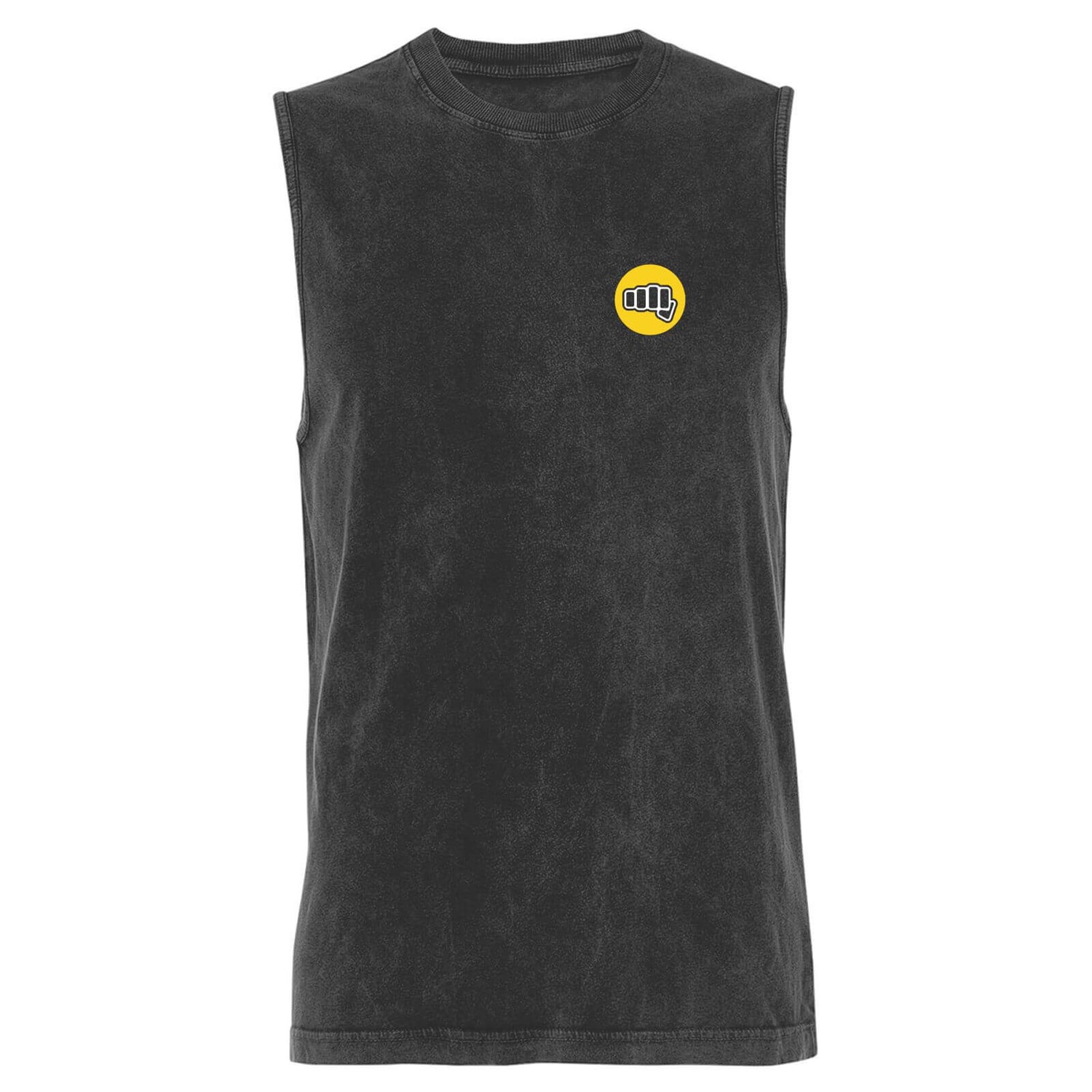 Cobra Kai Fist Icon Unisex Vests - Black Acid Wash