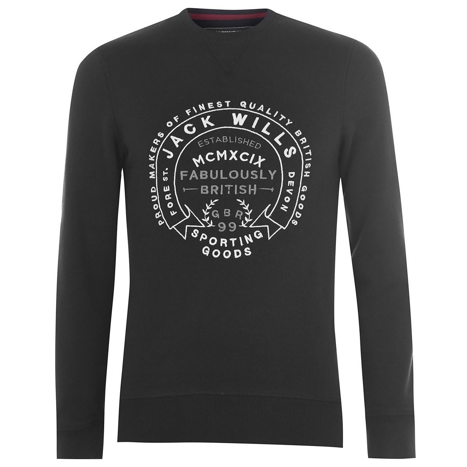 Rainton Graphic Sweatshirt - Black