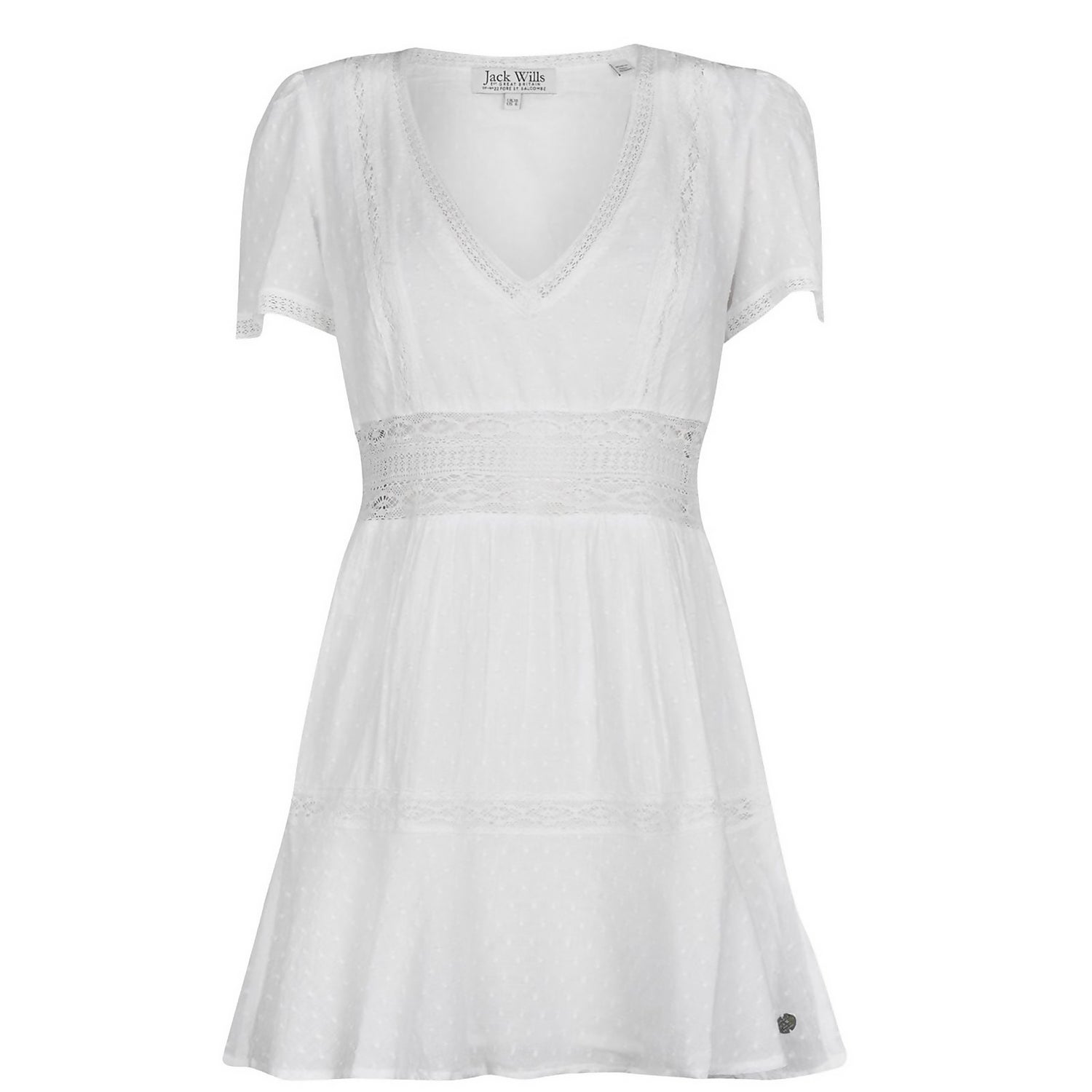 Tara Prairie Dress - White