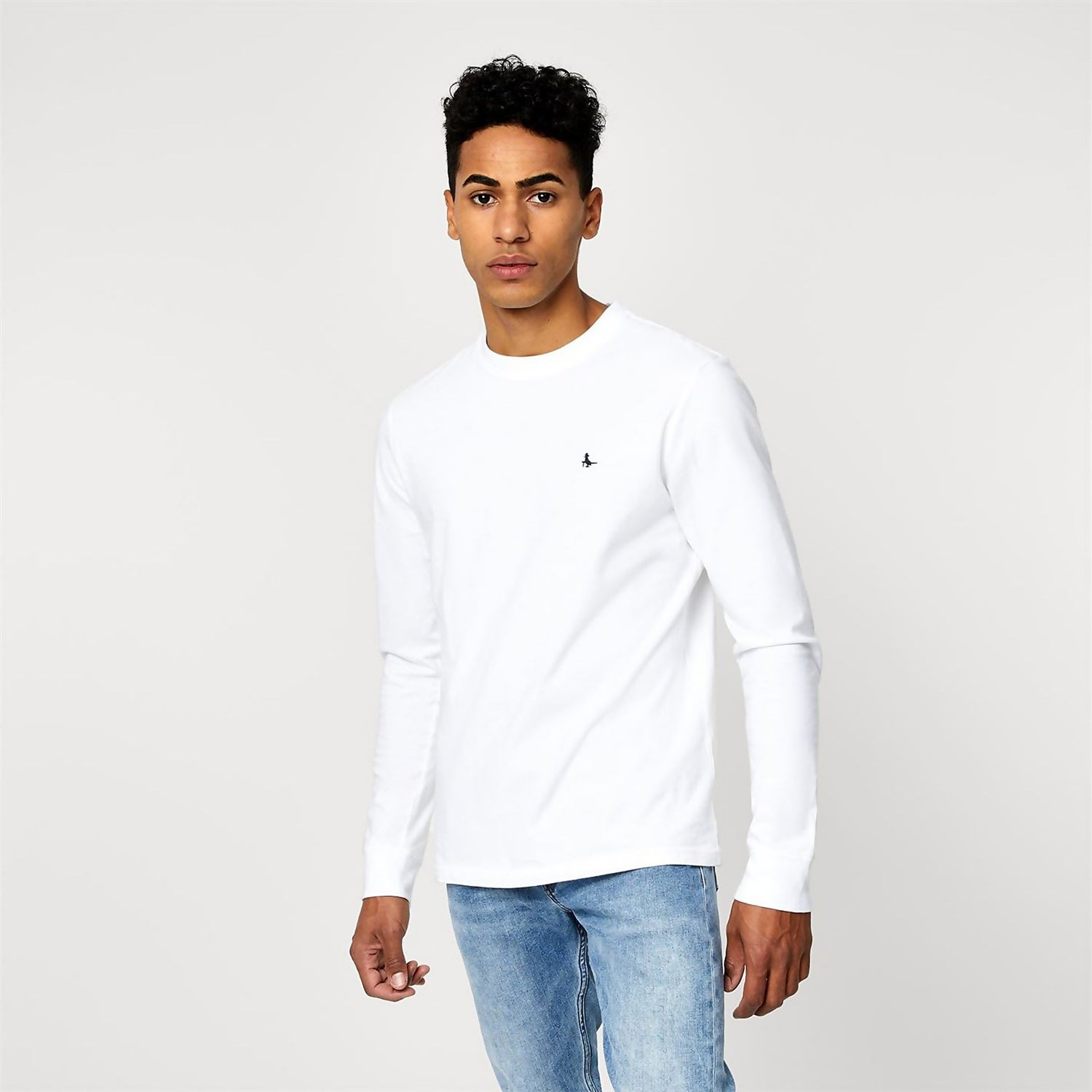 Long Sleeve Sandleford T-Shirt - White