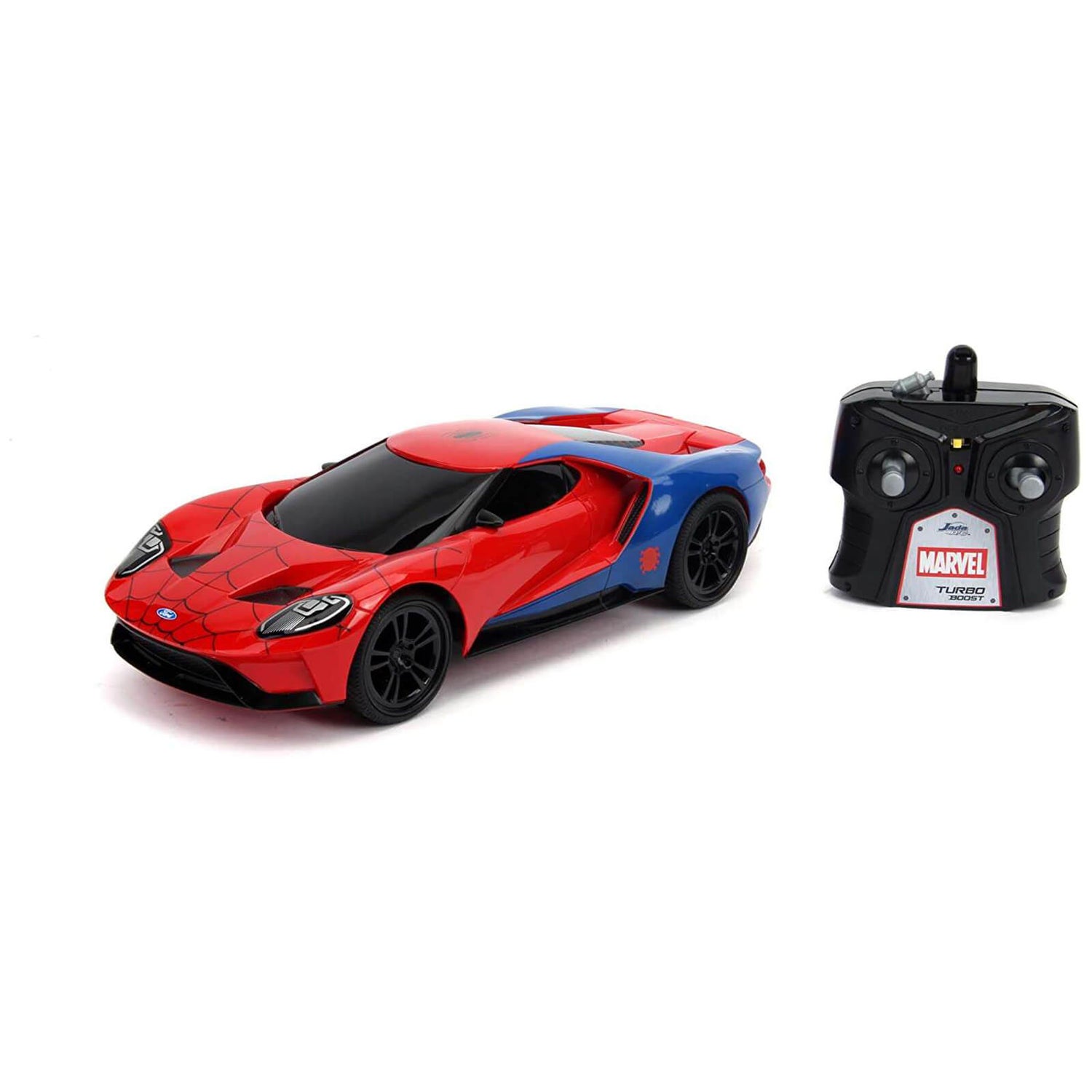 Jada Toys Marvel RC Spider-Man Ford GT 2017 échelle 1:16