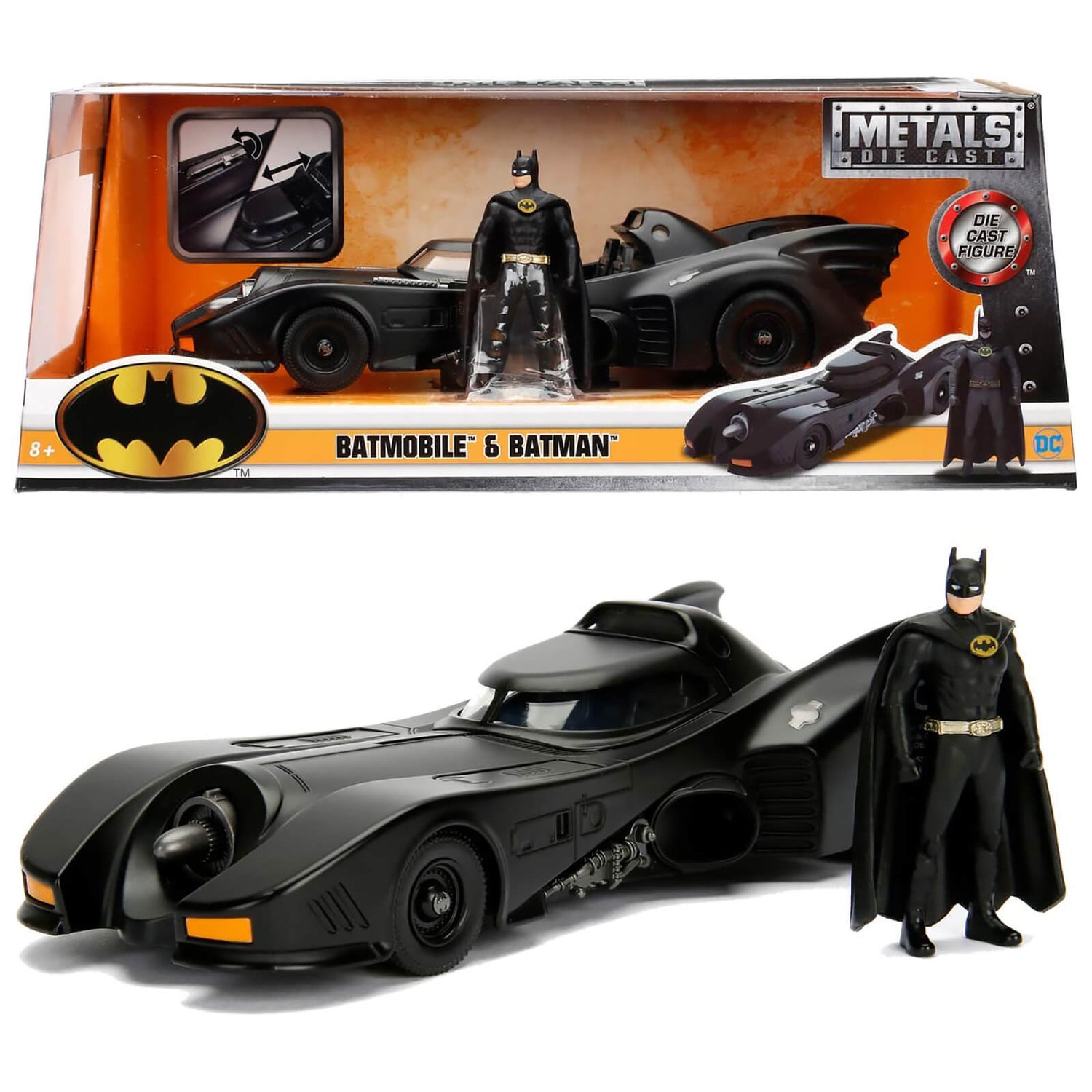 Jada Toys Batman 1989 Batmobile im Maßstab 1:24