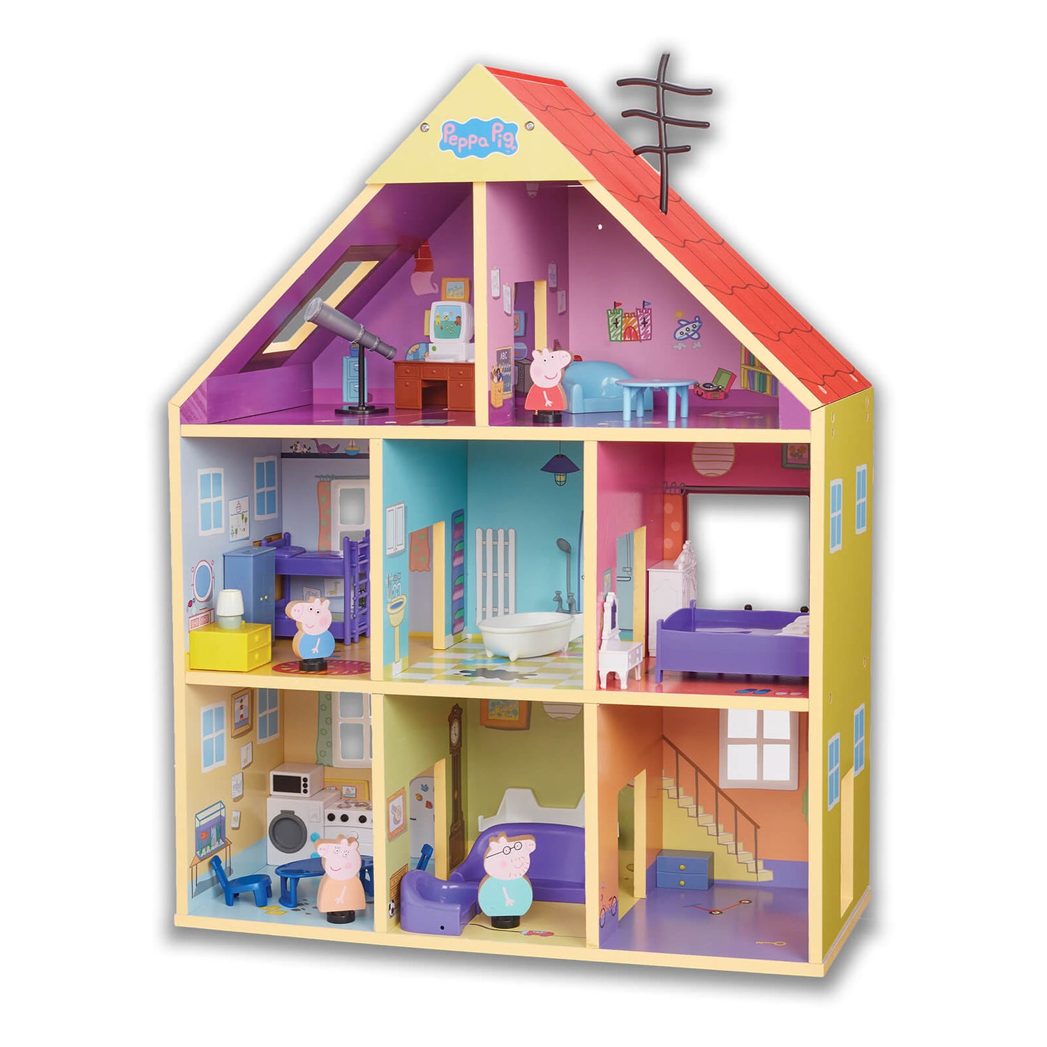 Peppa Pig - Houten Speelhuis Set