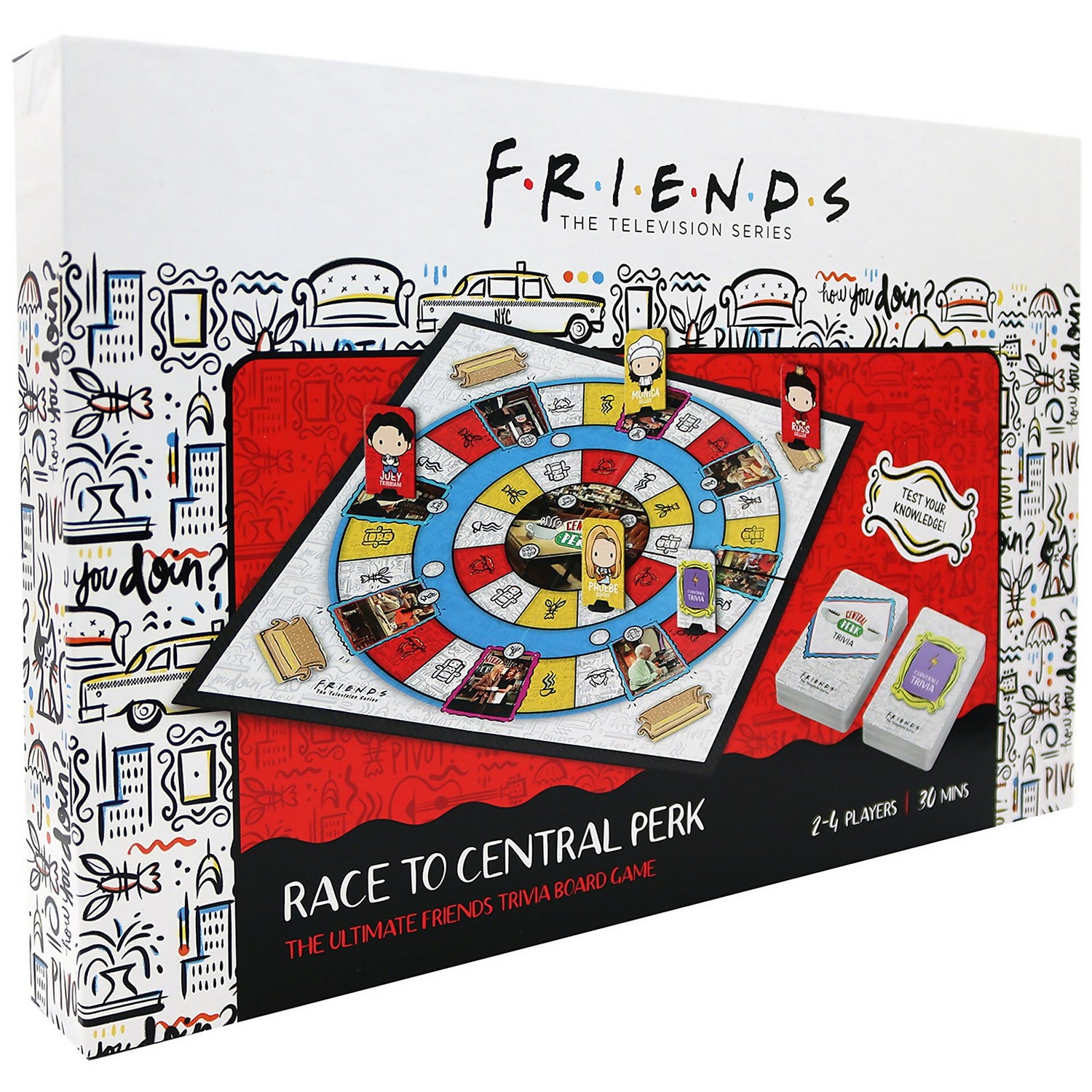 Friends Race to Central Perk Board Game