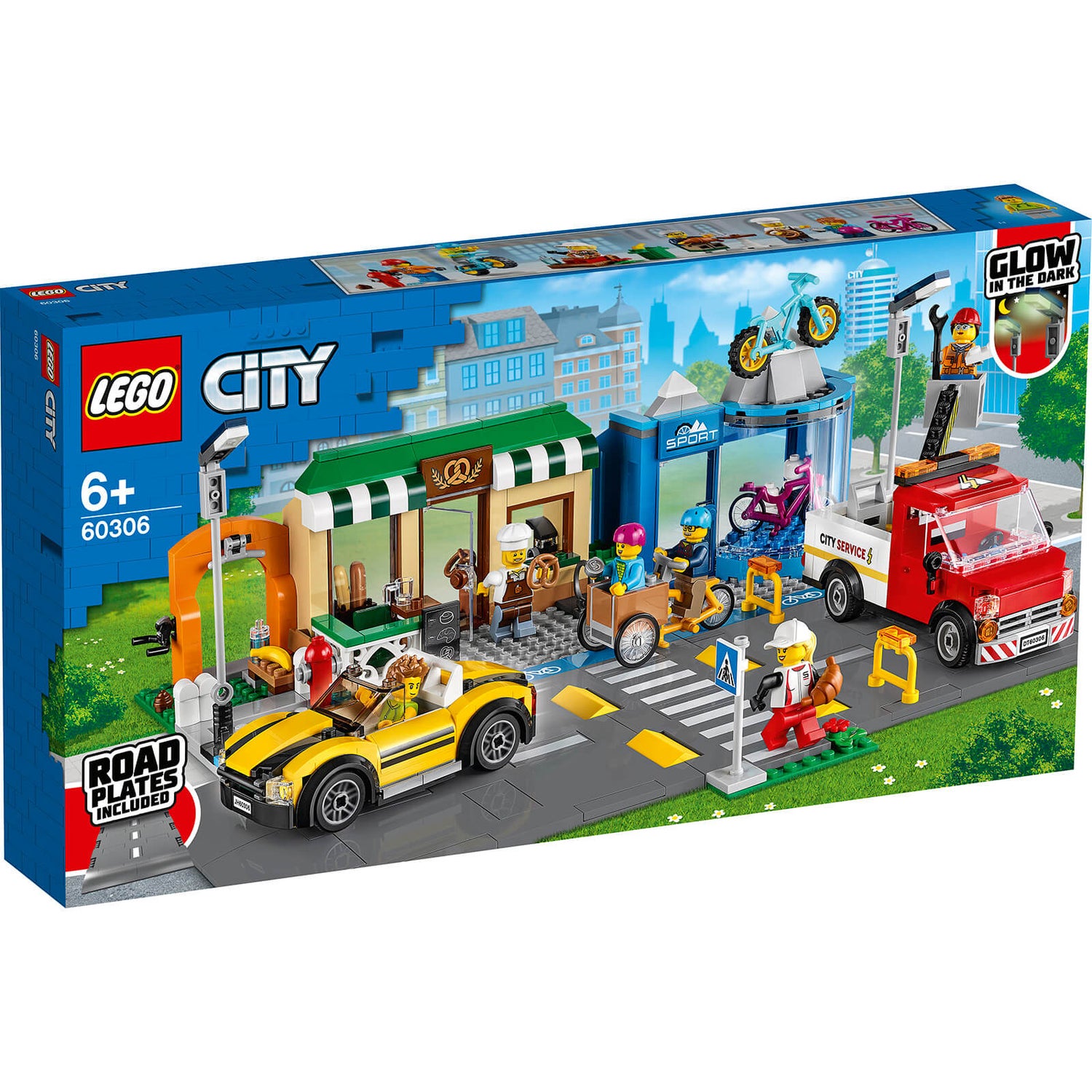 LEGO City: Great Vehicles and Road Plates Building Set (60306)