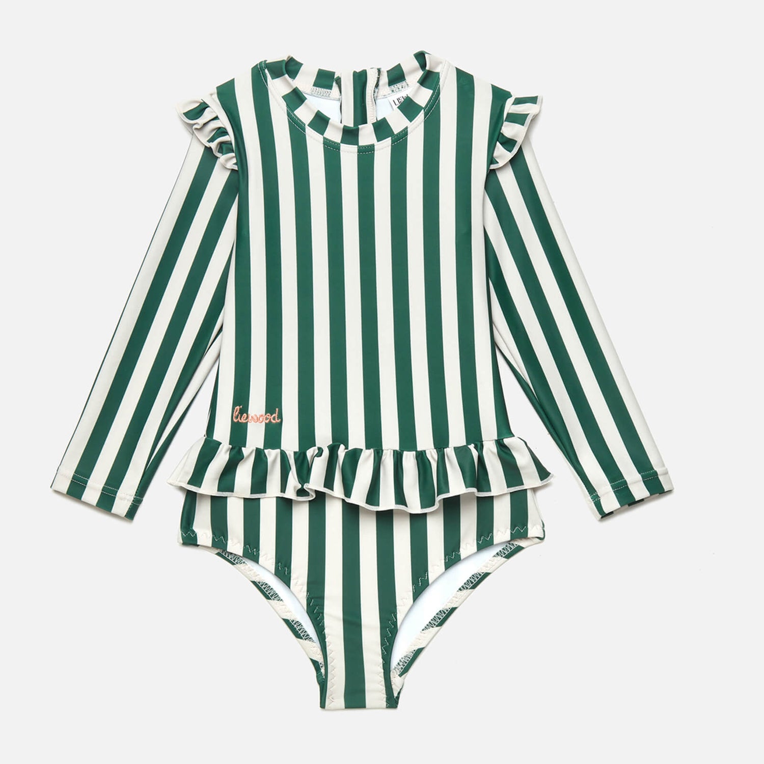Liewood Girls' Sille Swim Jumpsuit - Garden Green/Sandy