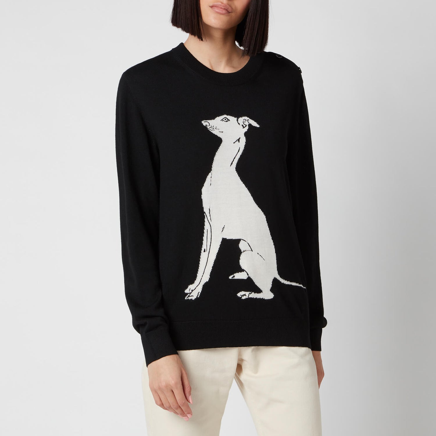 PS Paul Smith Women's Dog Knitted Jumper - Black