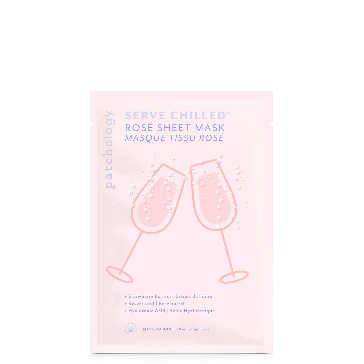 Patchology Served Chilled Rose Sheet Mask 0.8 oz