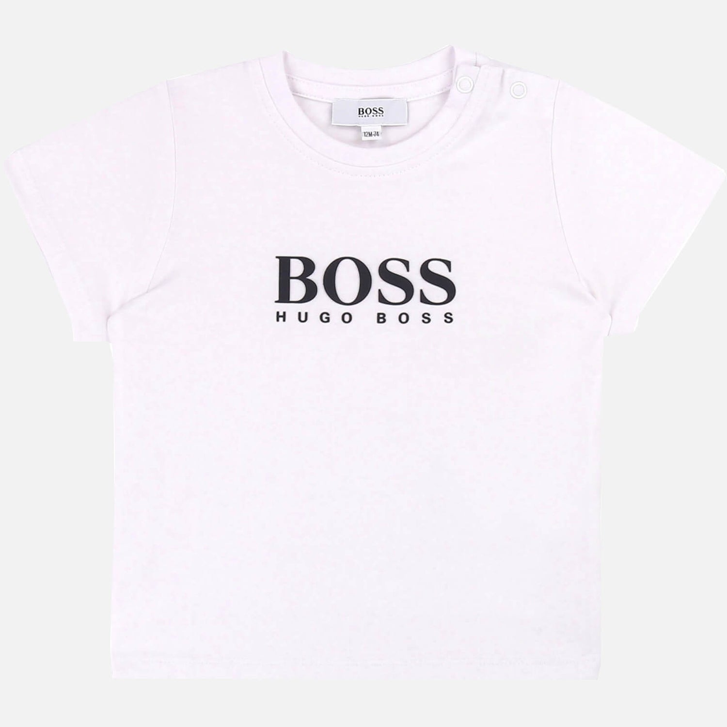 Hugo Boss Boys' Baby Short Sleeve T-Shirt - White - 0-3 months