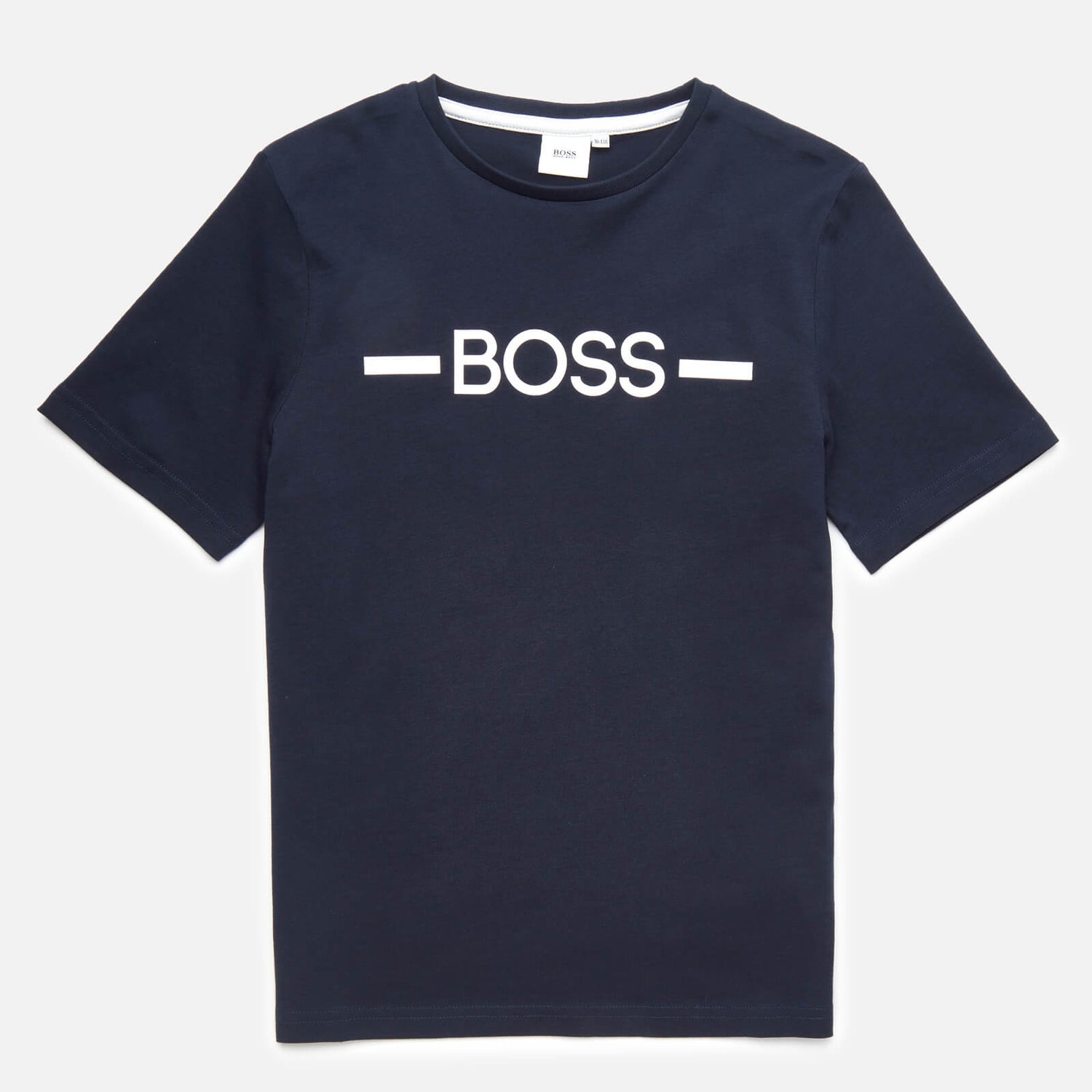 Hugo Boss Boys' Print Logo Short Sleeve T-Shirt - Navy