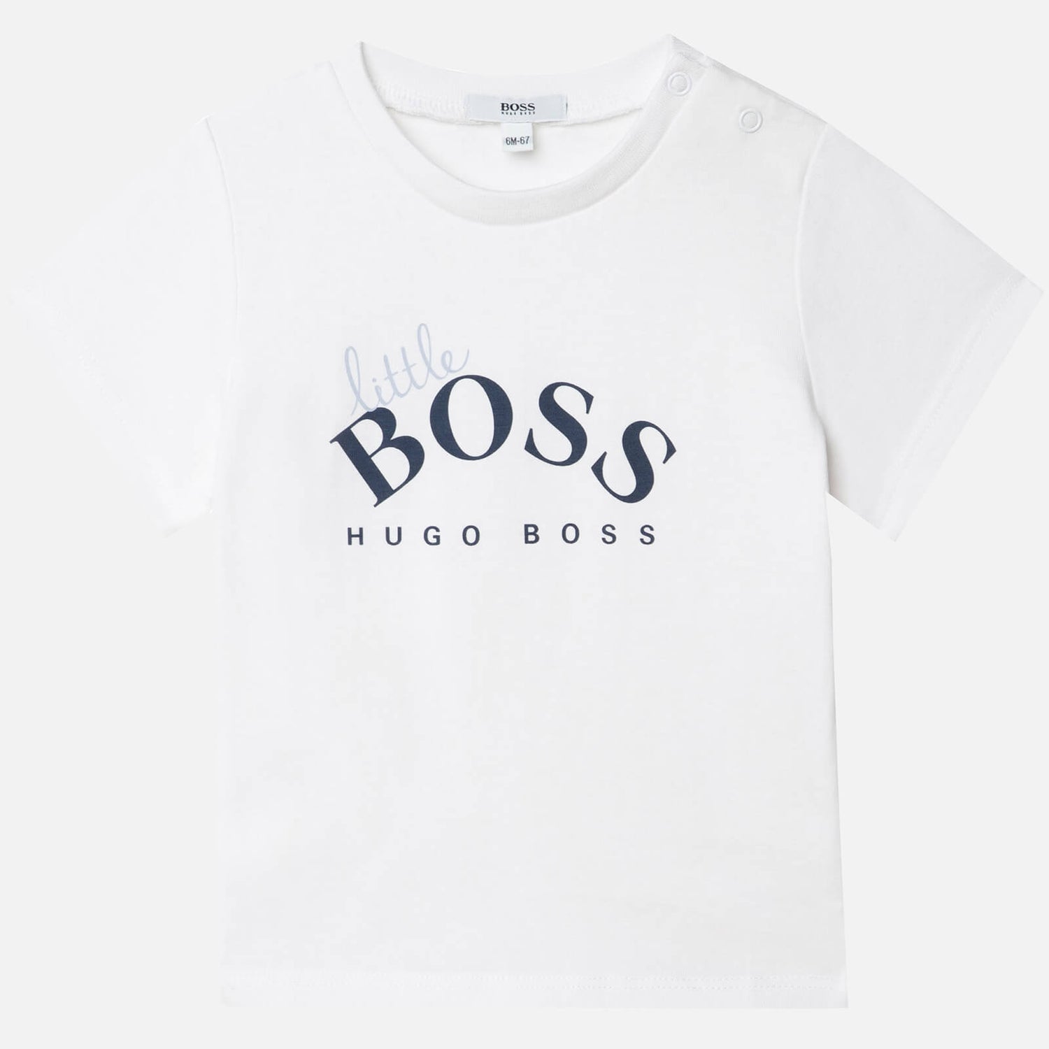 Hugo Boss Baby Boys' Logo Short Sleeve T-Shirt - White