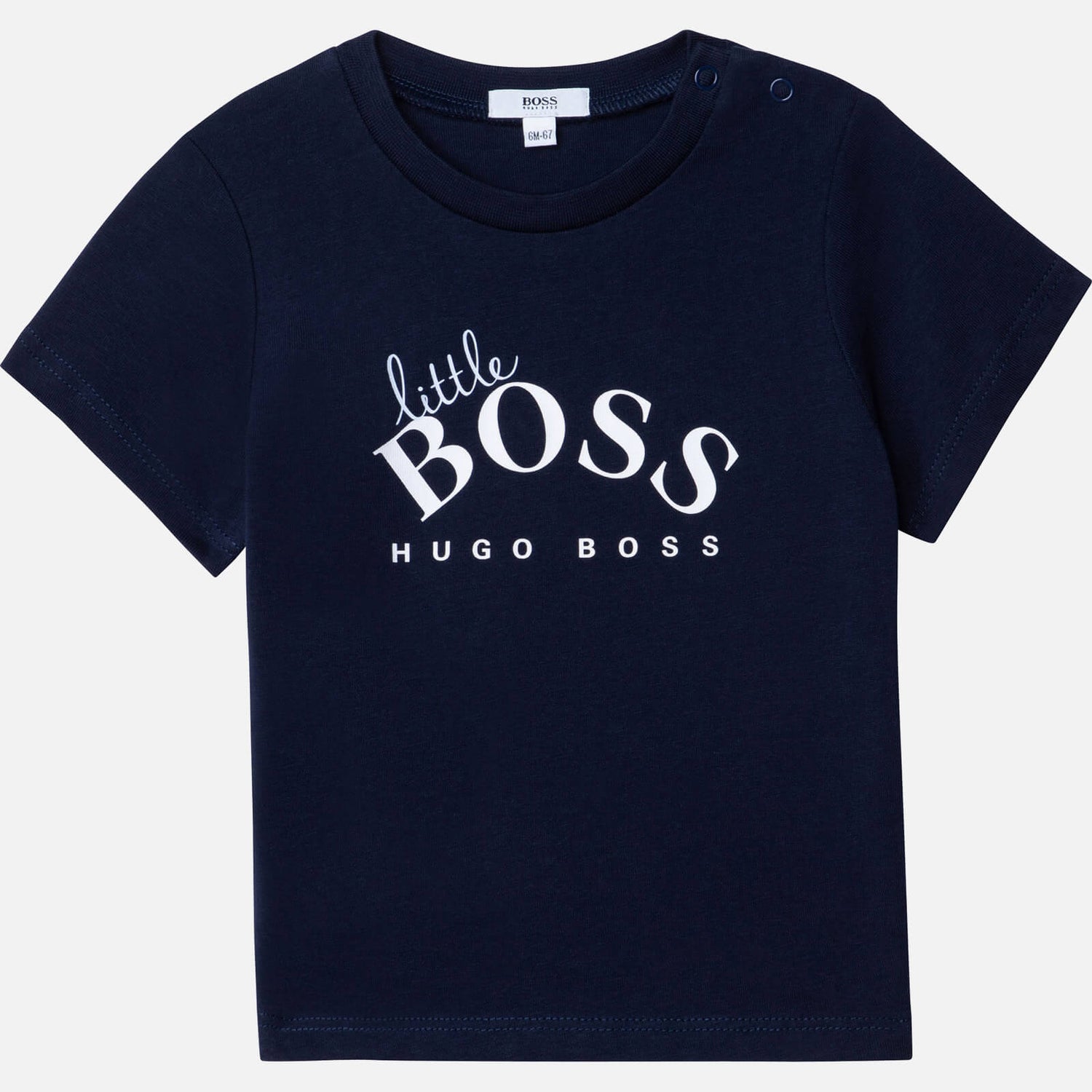 Hugo Boss Baby Boys' Logo Short Sleeve T-Shirt - Navy