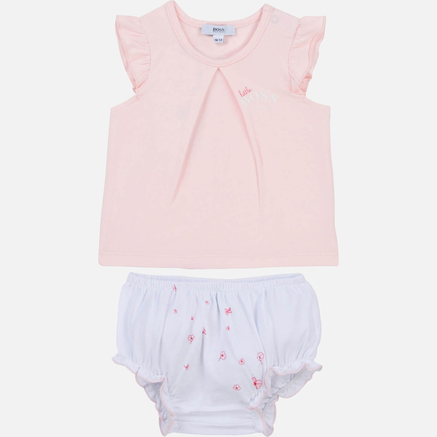 Hugo Boss Baby Girls' T-Shirt & Bloomers Set - White