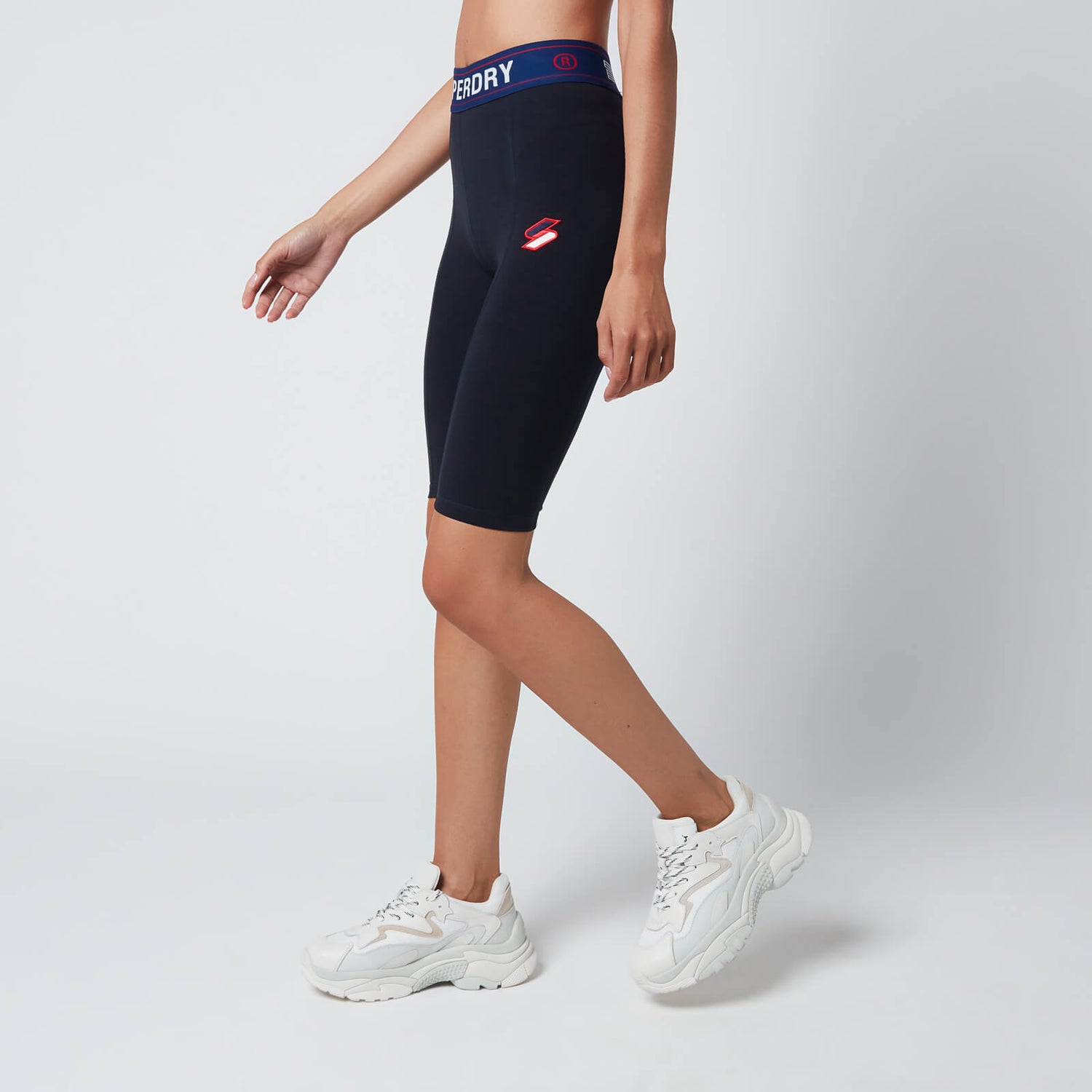 Superdry Women's Sportstyle Essential Cycling Shorts - Deep Navy