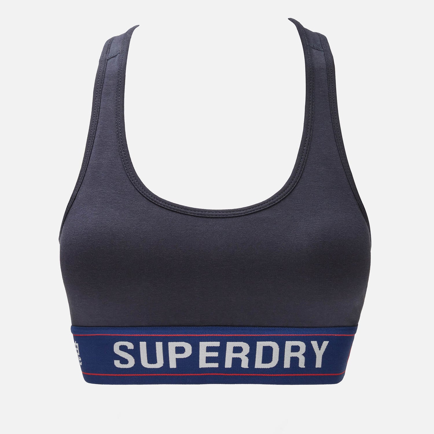 Superdry Women's Sportstyle Essential Crop Bra - Deep Navy - UK 8