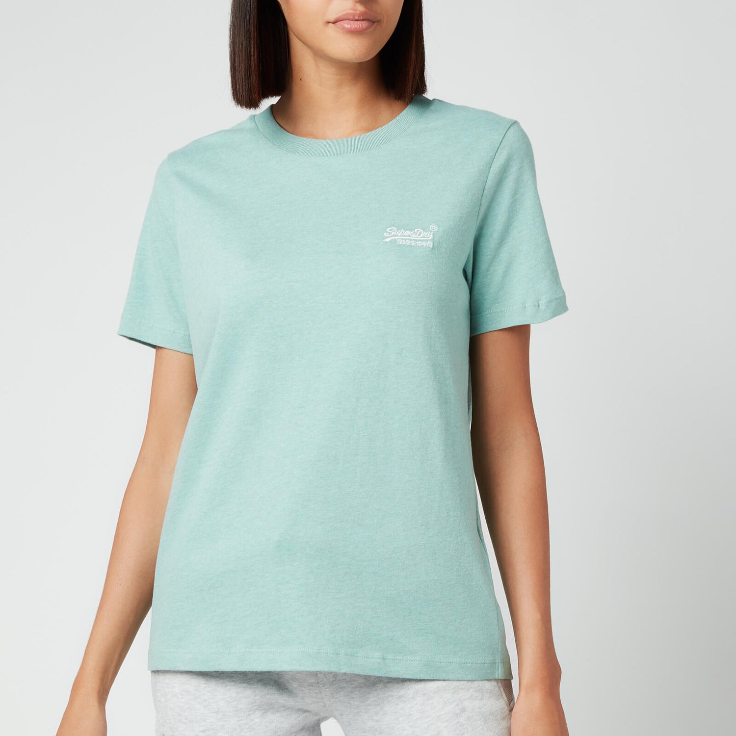 Superdry Women's Orange Label Classic T-Shirt - Sage Marl