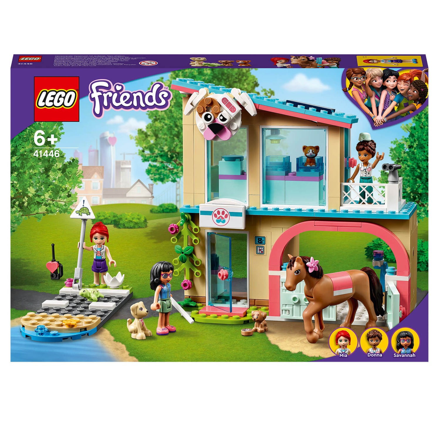 LEGO Friends: Heartlake City: Vet Clinic Playset (41446)