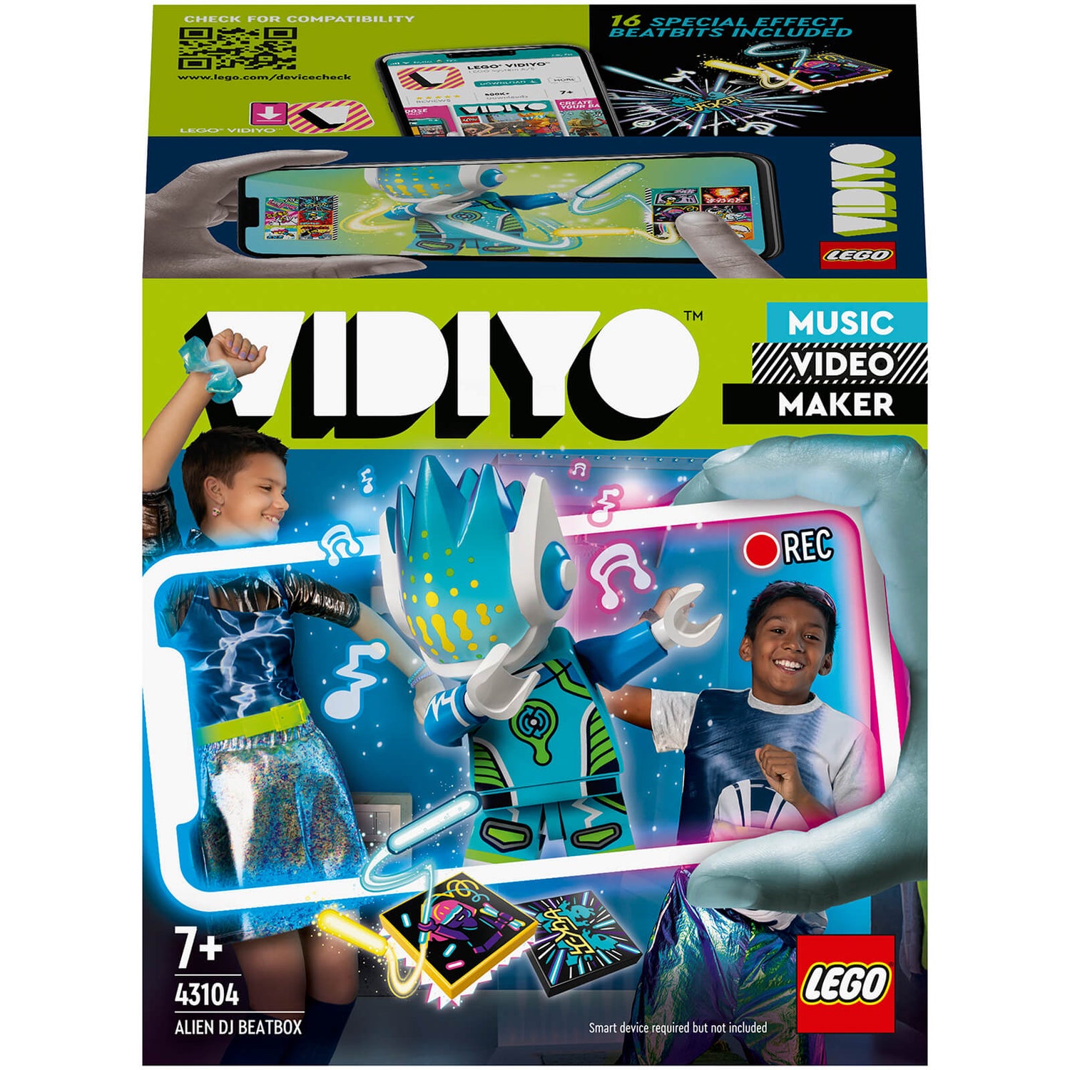 LEGO VIDIYO Alien DJ BeatBox Music Video Maker Toy (43104)