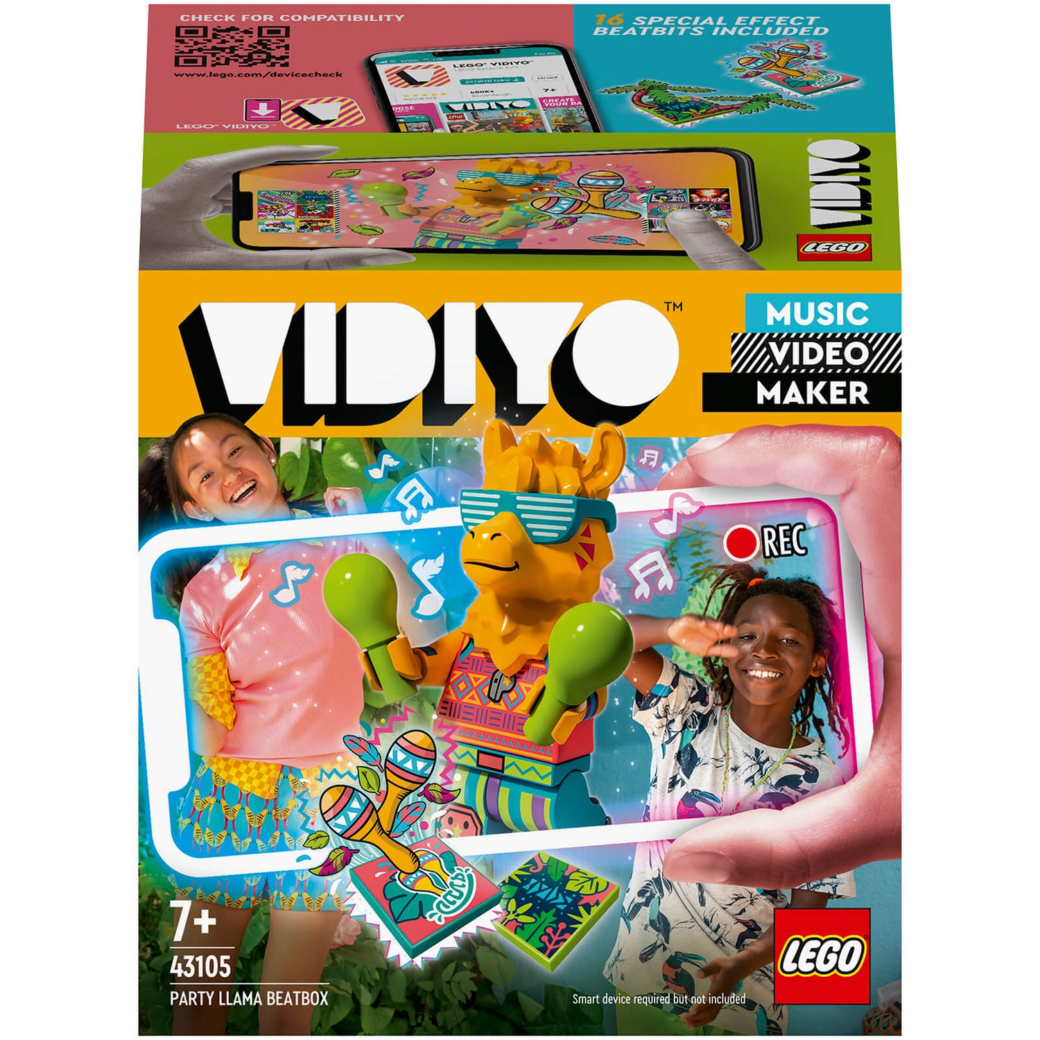 LEGO VIDIYO Party Llama BeatBox Muziek Video Maker Speelgoed (43105)