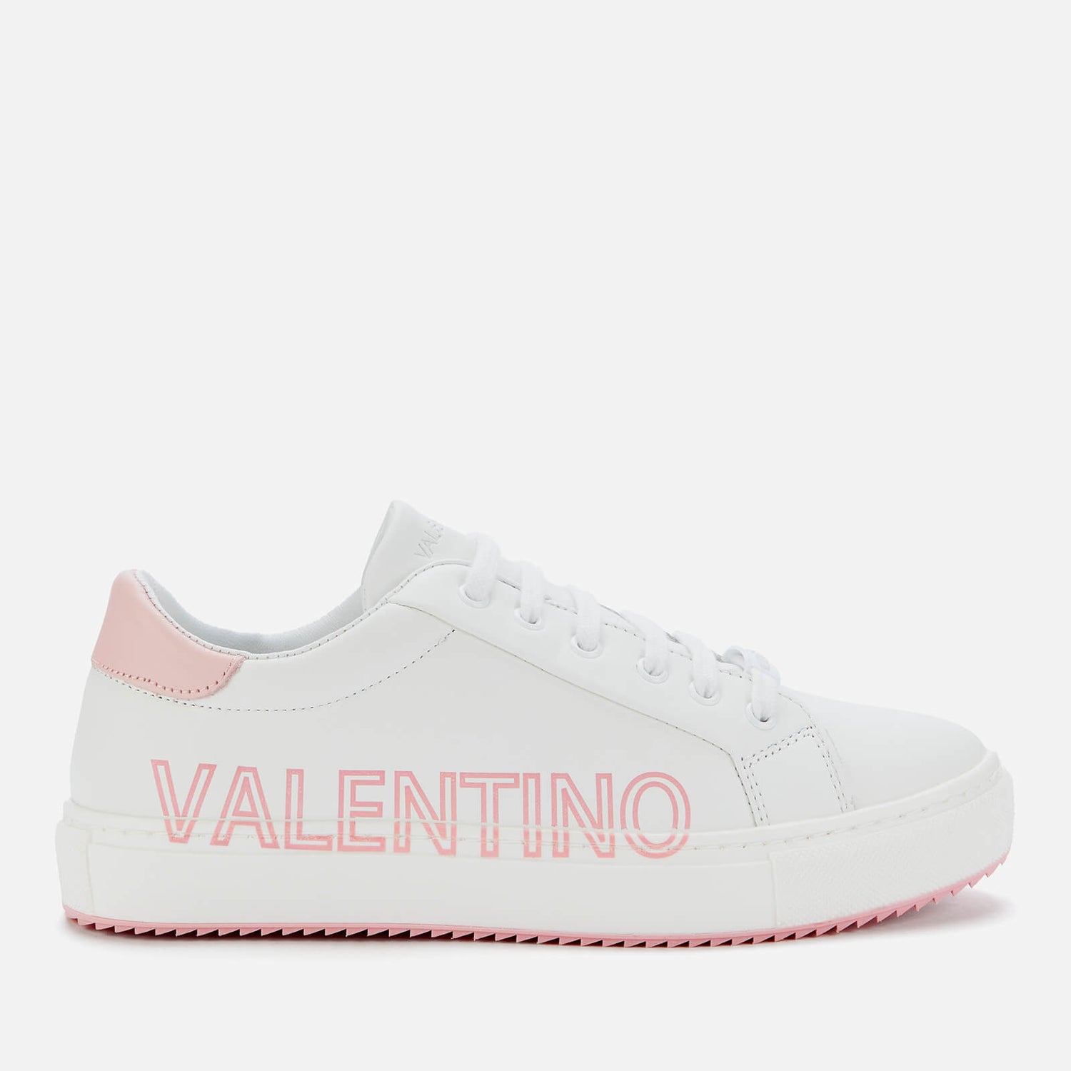 Valentino Women's Leather Low Top Trainers - White/Pink