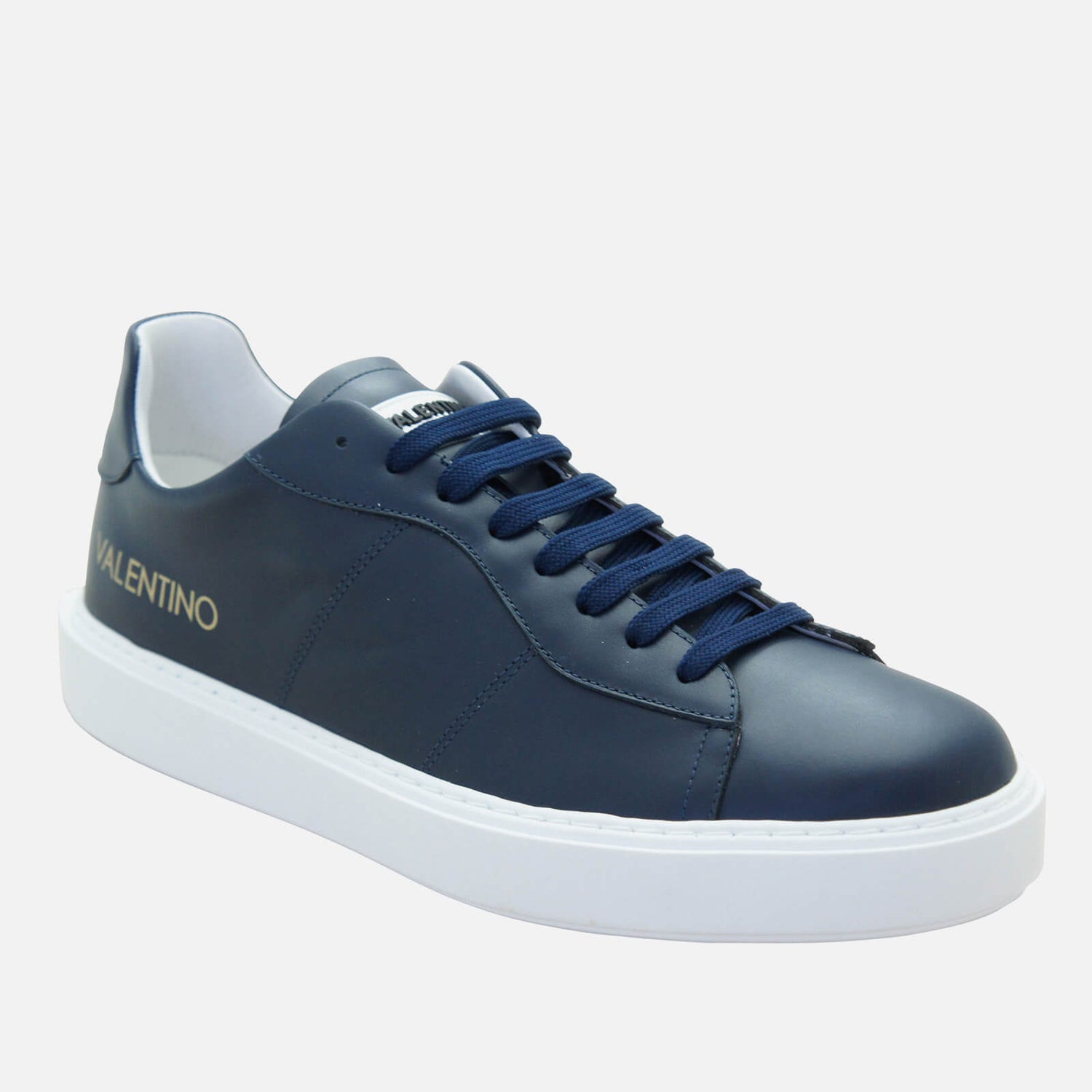Valentino Men's Leather Cupsole Trainers - Blue