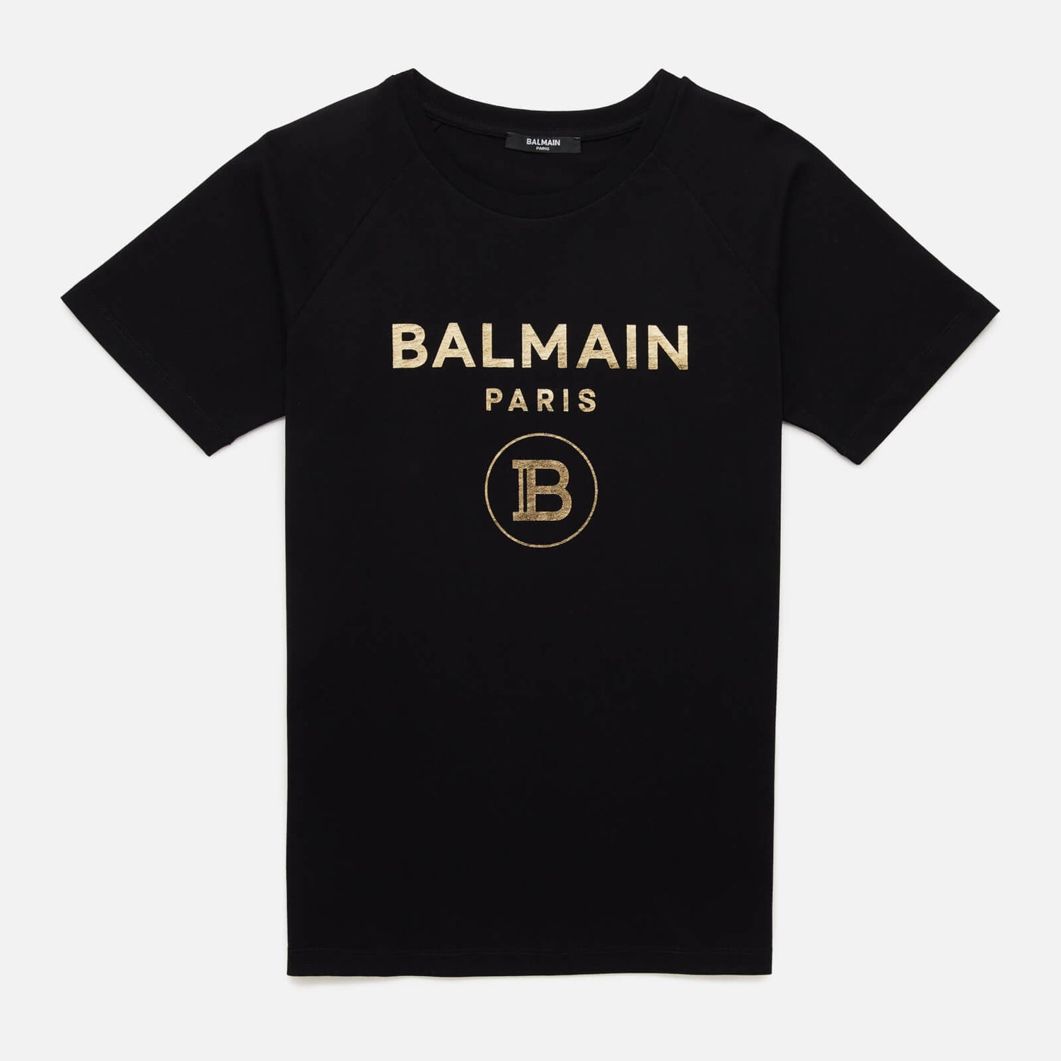 Balmain Girls' T-Shirt - Nero/Oro