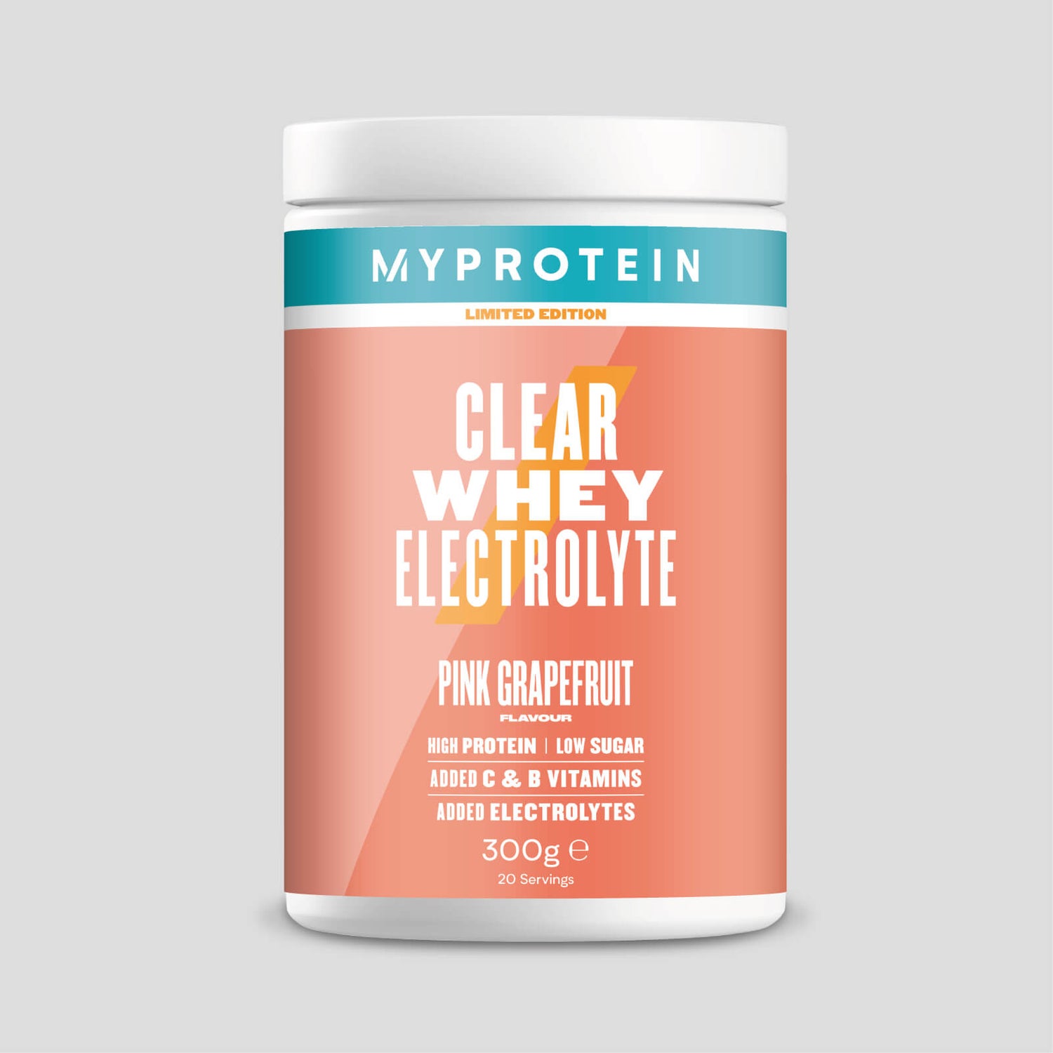 Clear Whey Electrolyte - 20servings - Pink Grapefruit