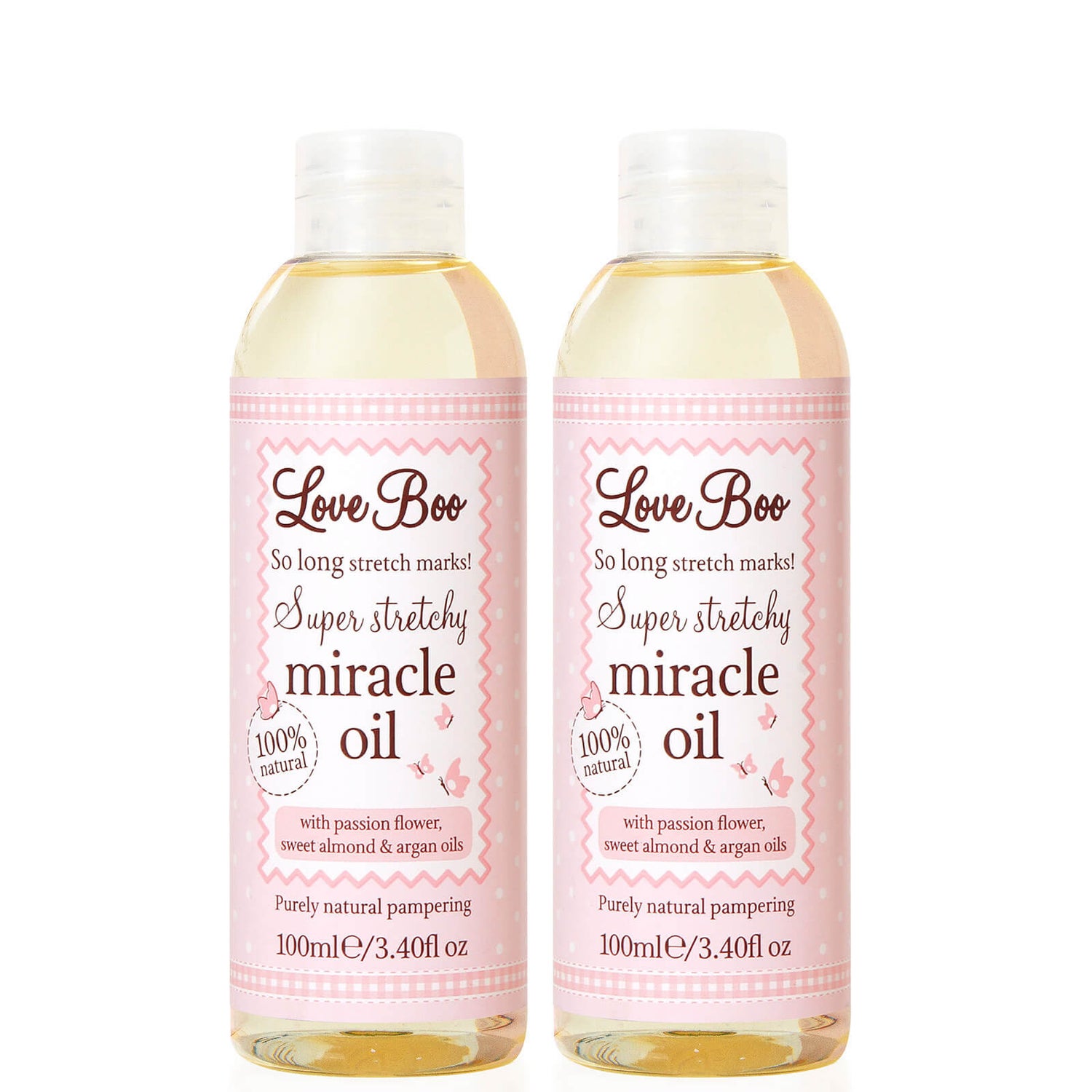 Love Boo Super Stretchy Miracle Oil Set Love Boo Super Stretchy Miracle Oil dva oleje sada