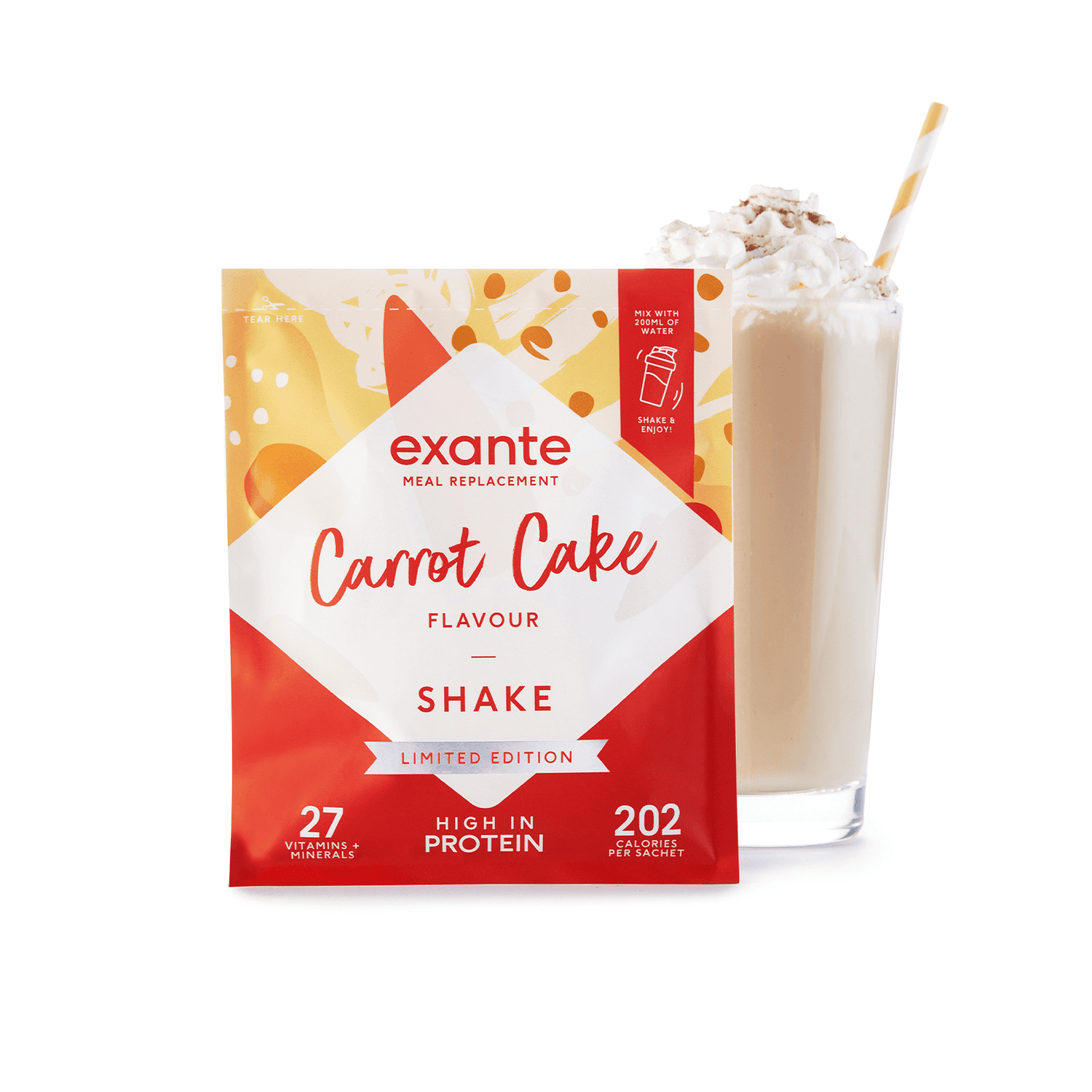 Meal Replacement Carrot Cake Shake