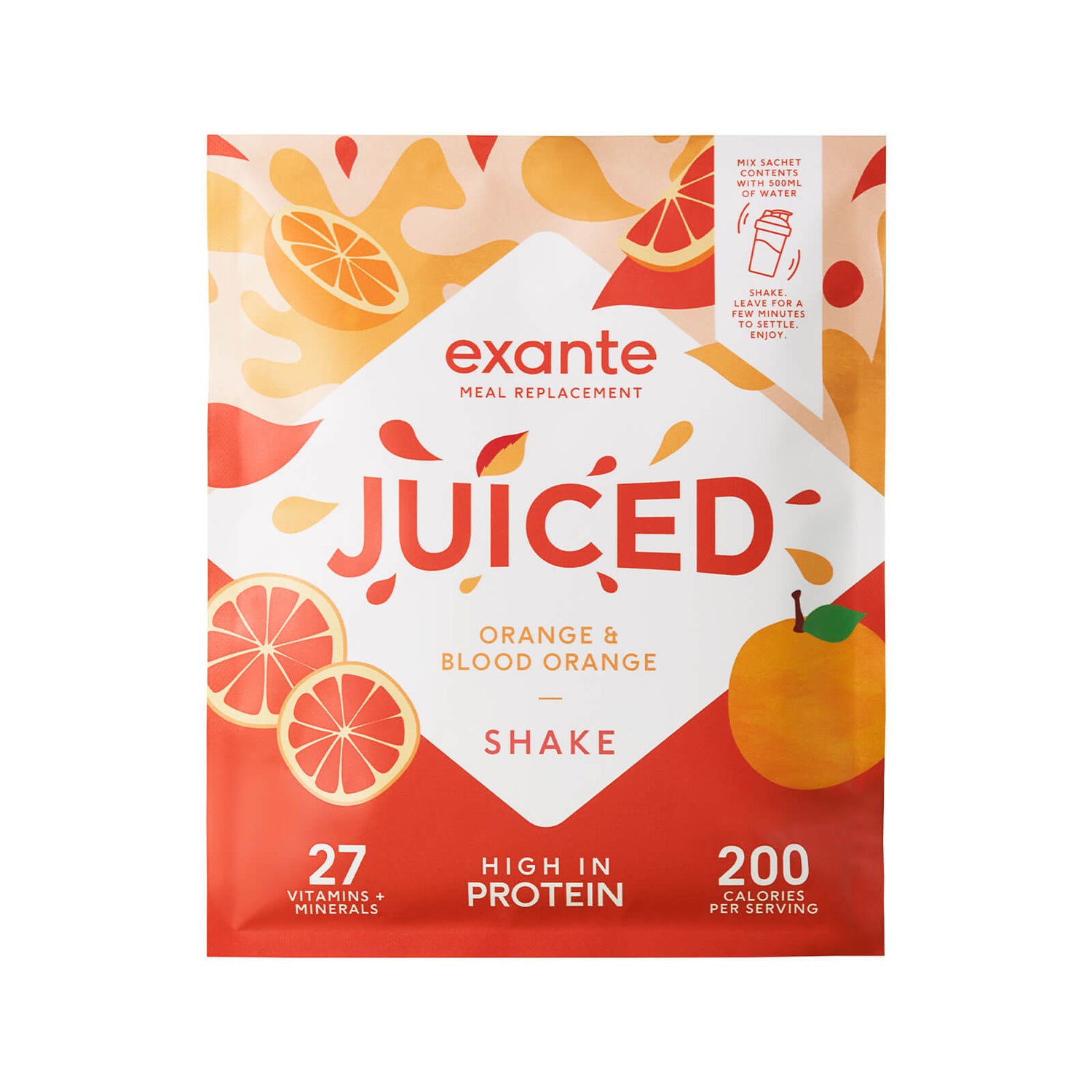 Orange & Blood Orange JUICED Meal Replacement Shake - Single Sachet