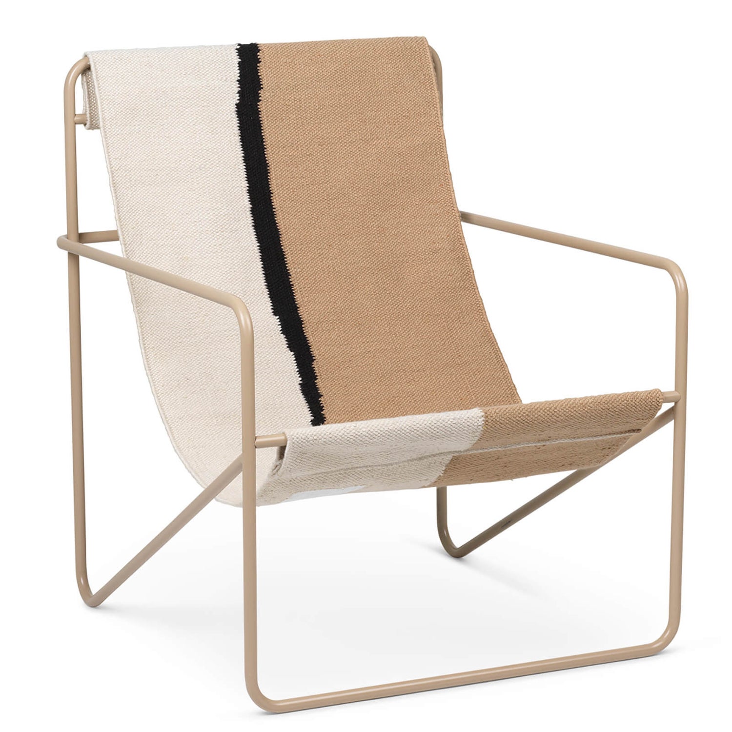 Ferm Living Desert Lounge Chair - Cashmere/Soil