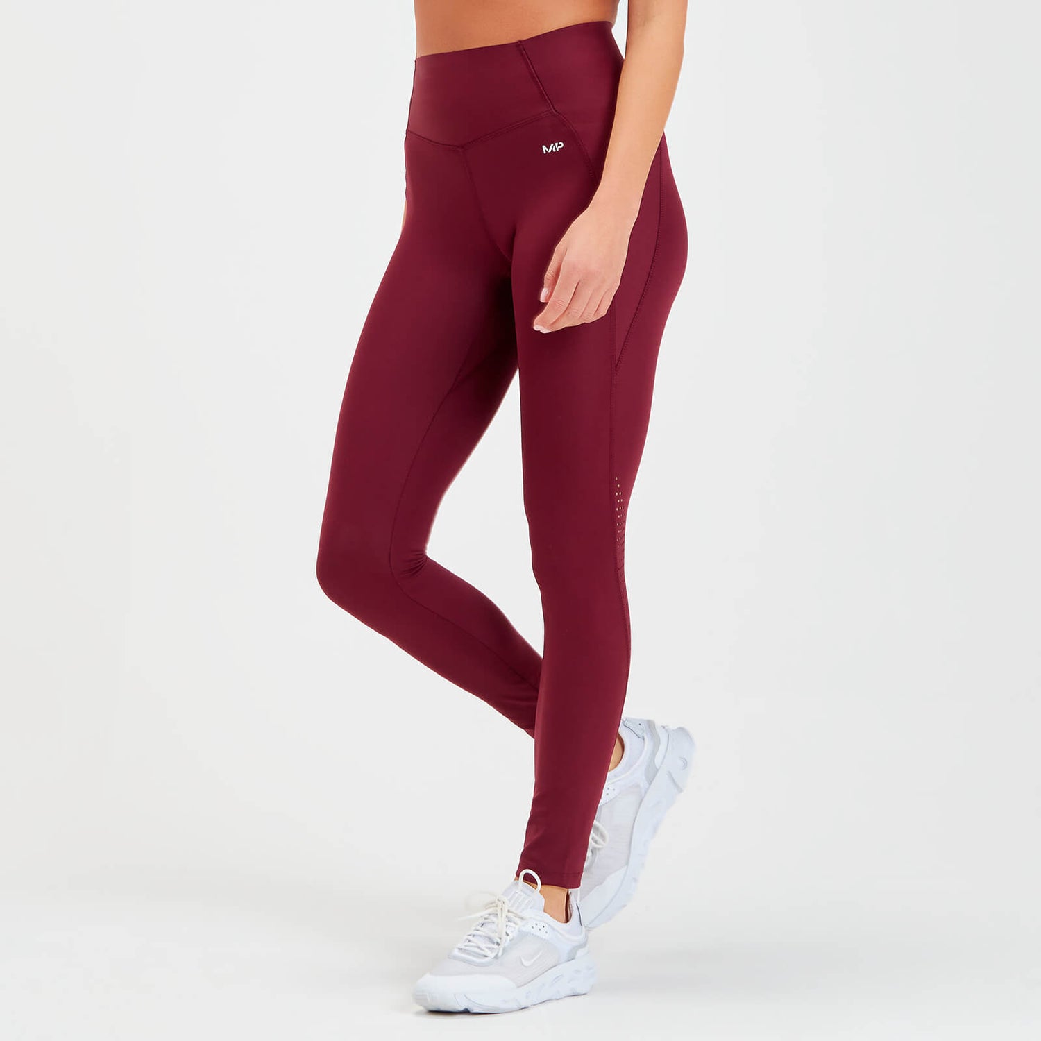 MP Women's Sculpt Laser Cut Leggings - Port