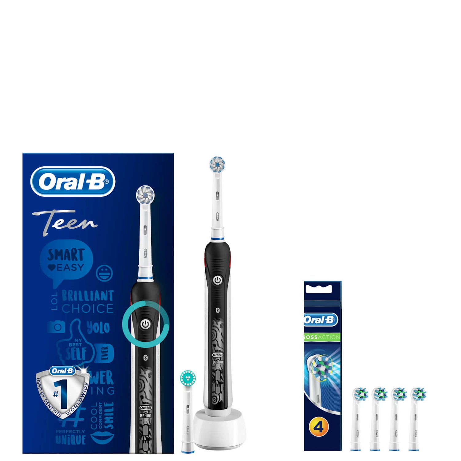 Oral-B Teen Elektrische Tandenborstel Zwart Met Exclusieve Reisetui