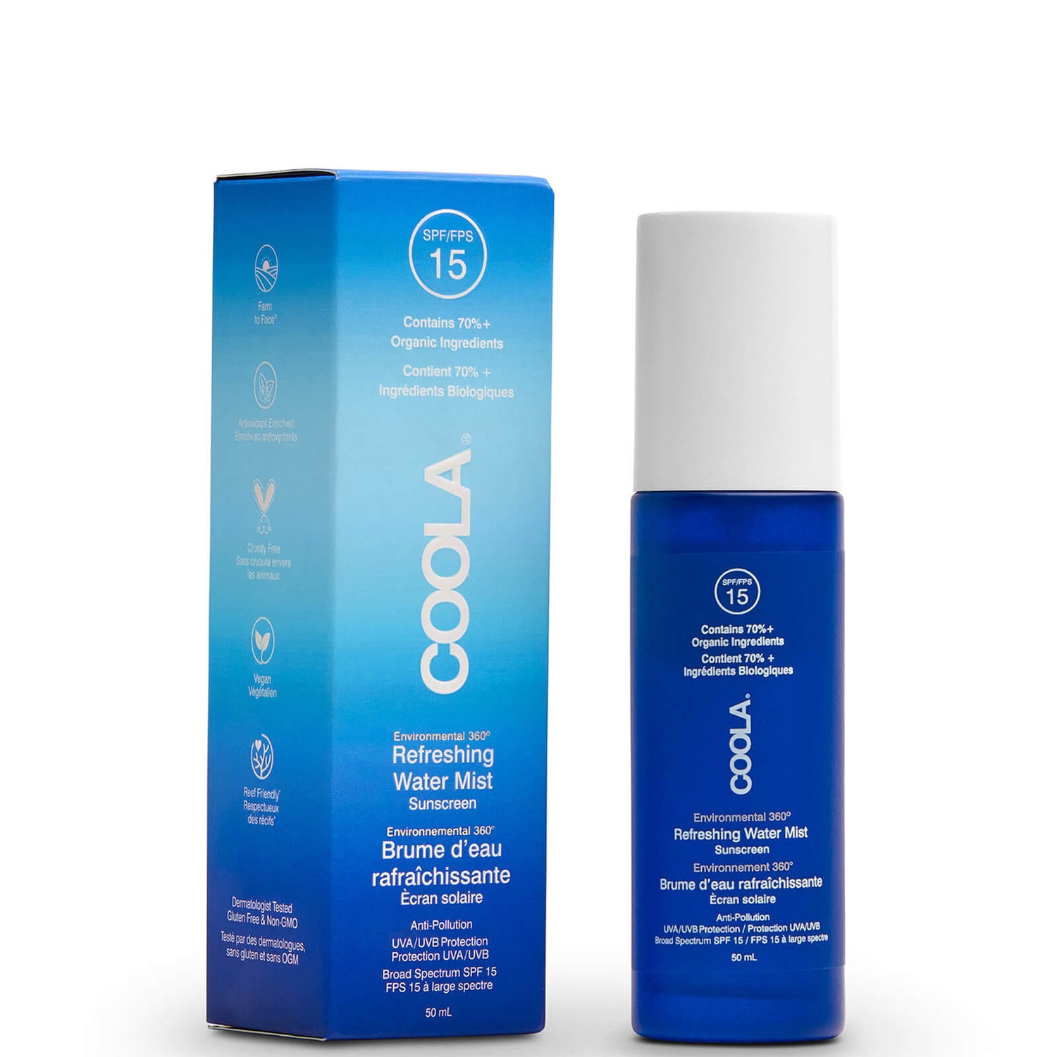 COOLA Refreshing Water Mist SPF15 50ml
