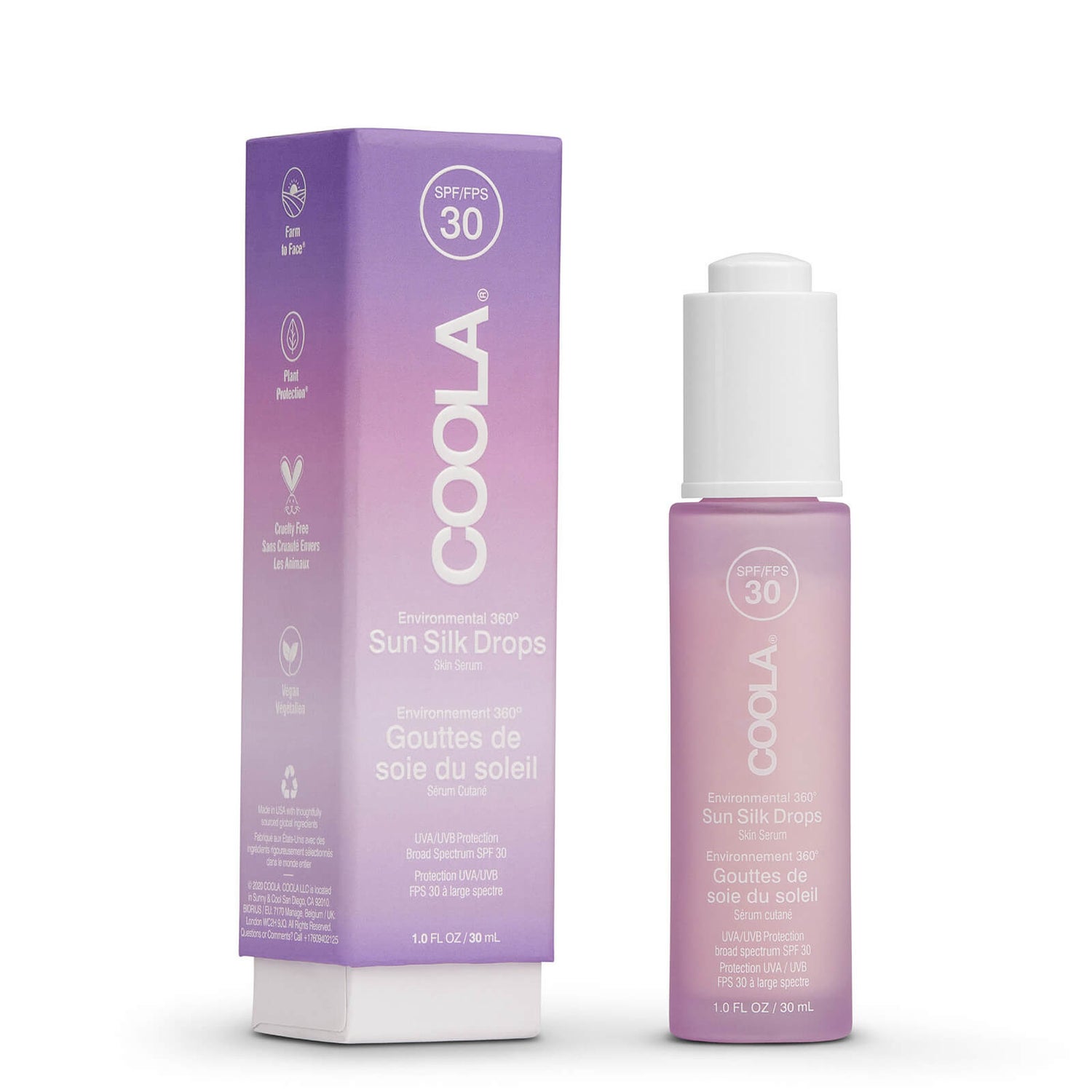Coola Sun Silk Drops Spf30 30ml Cult Beauty