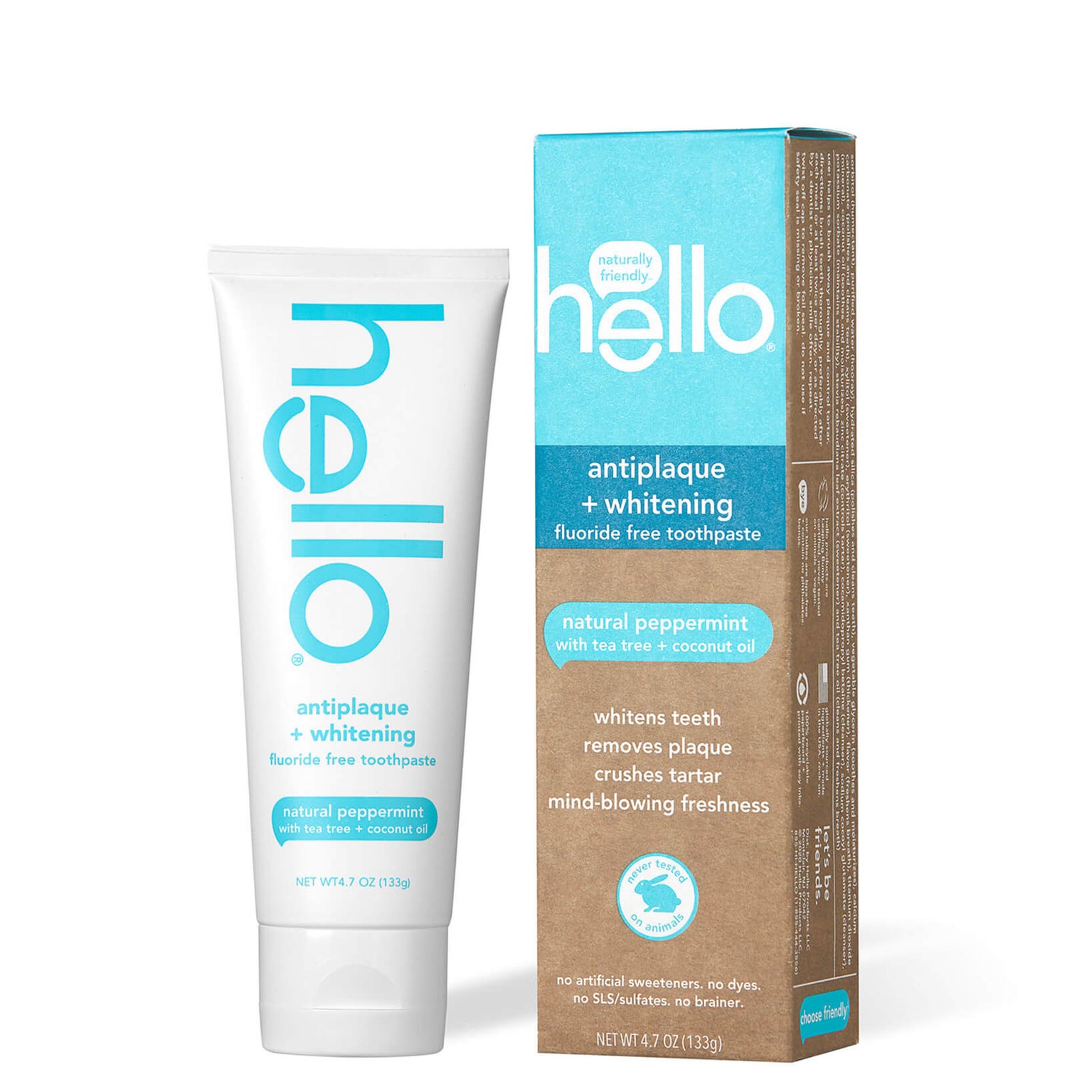 hello Antiplaque and Whitening Toothpaste 4.7 oz