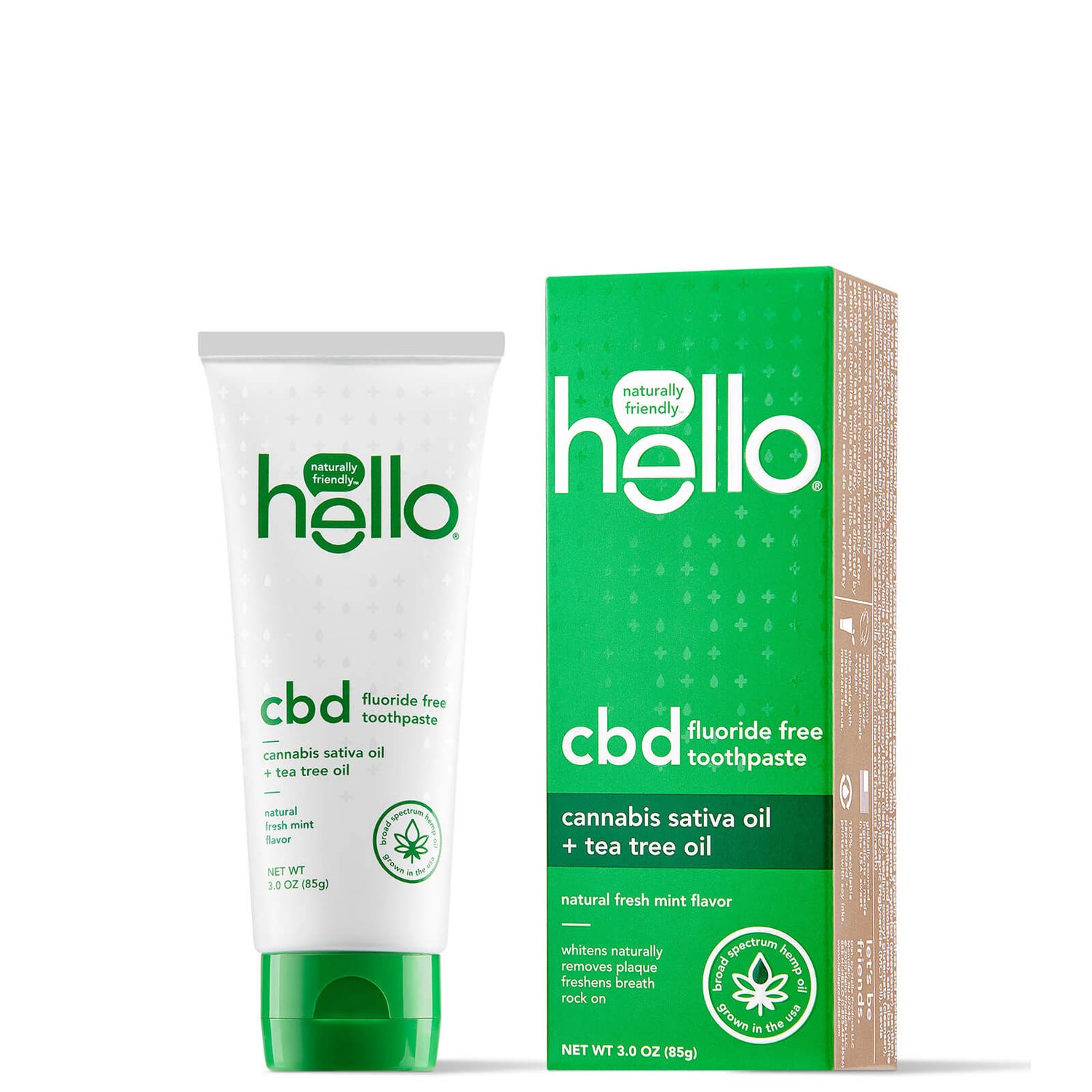 hello CBD and Tea Tree Oil Toothpaste 3 oz