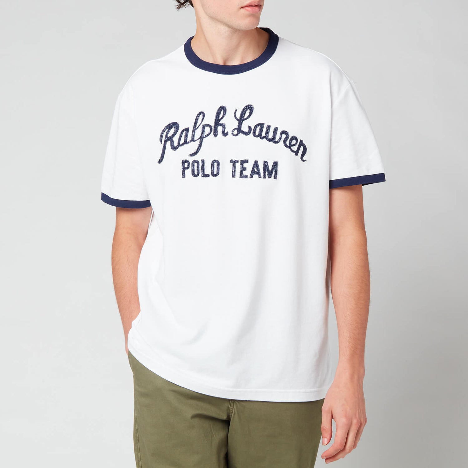 Polo Ralph Lauren Men's Classic Fit Polo Team Mesh T-Shirt - White
