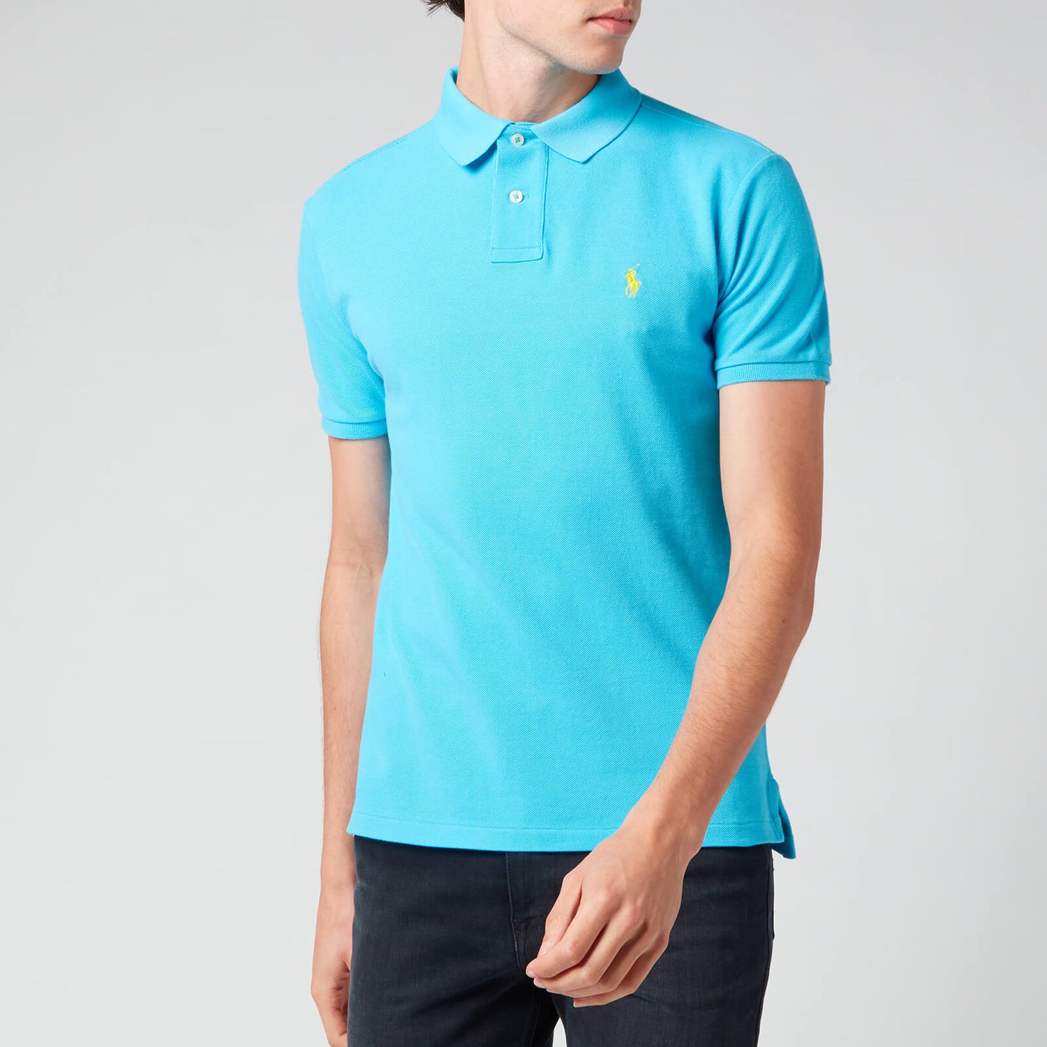 Polo Ralph Lauren Men's Slim Fit Mesh Polo Shirt - Lindsay Blue