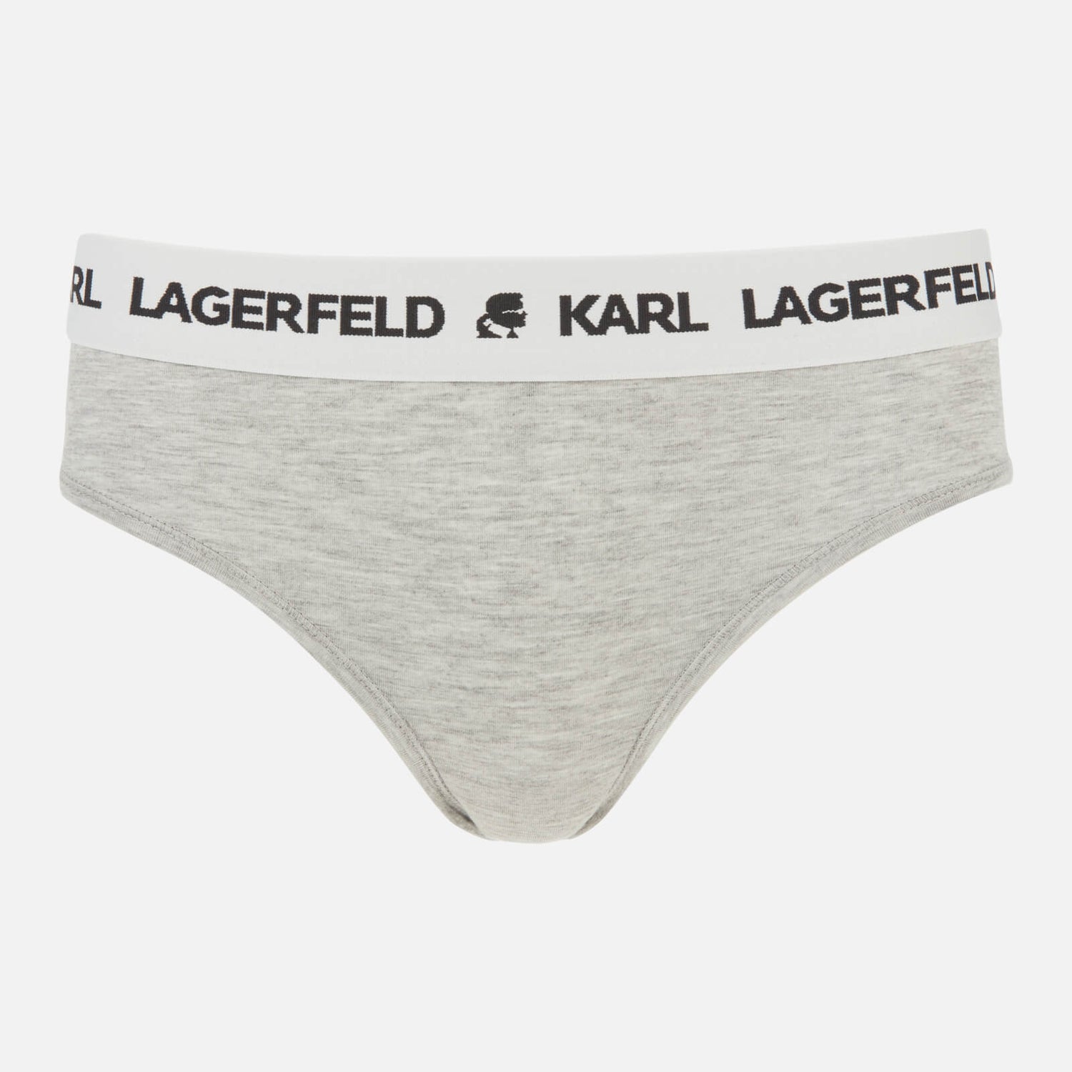 KARL LAGERFELD Women's Logo Hipster - Grey Melange