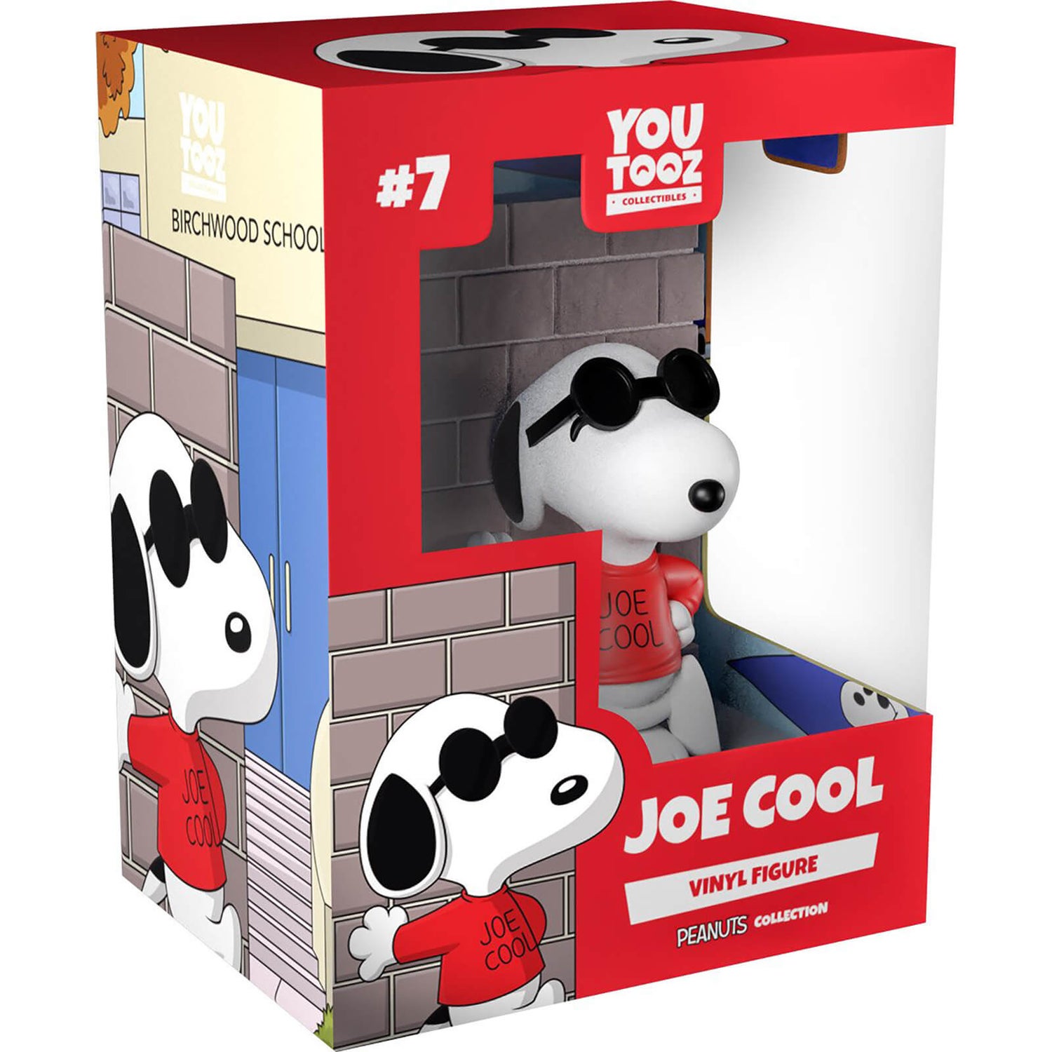Youtooz Figurine de collection en Vinyle 13 cm Charlie Brown - Snoopy (Joe Cool)